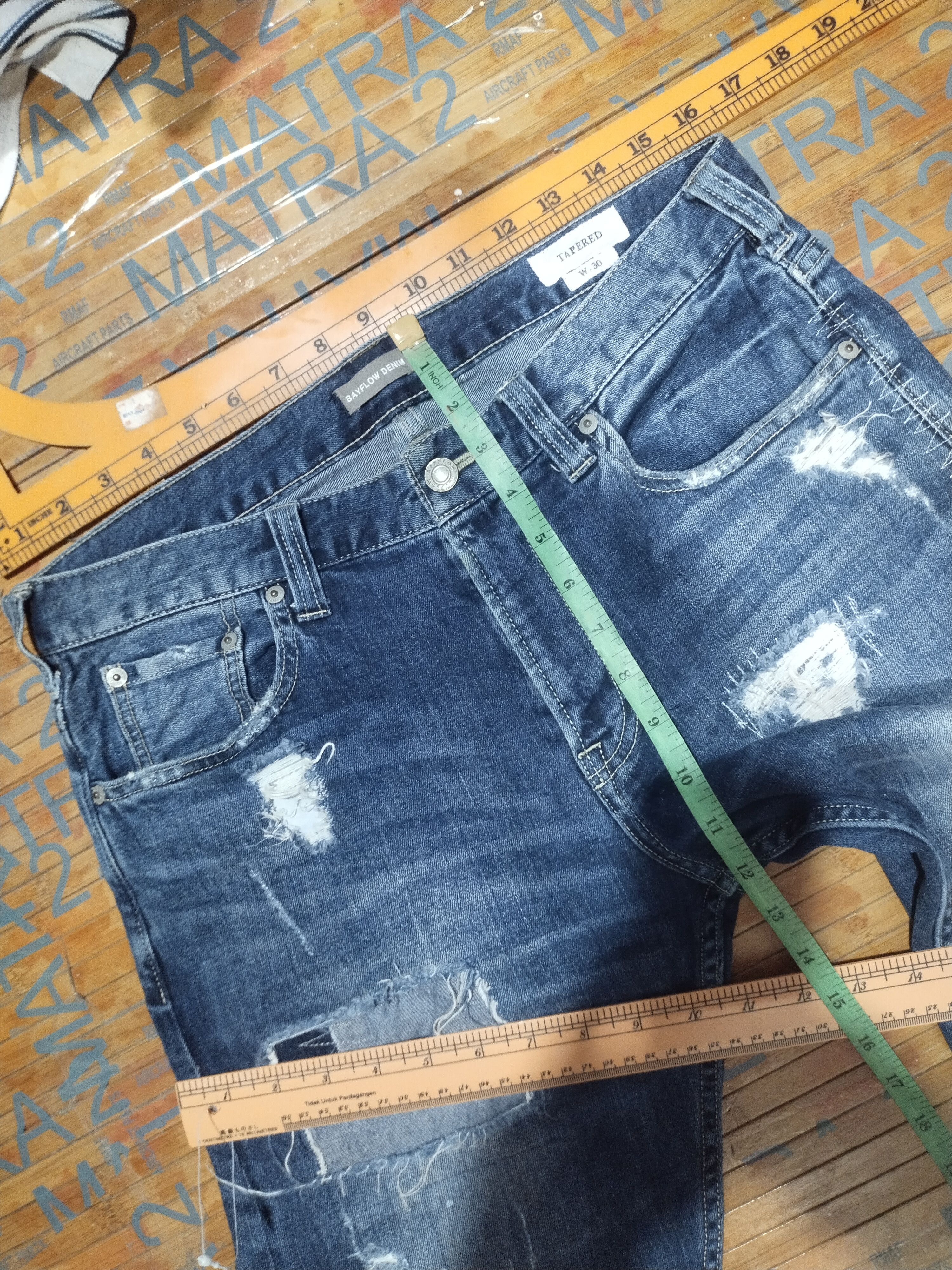 Vintage Bayflow Denim Tapered "Atretchable" Sz 30" Size US 30 / EU 46 - 17 Thumbnail