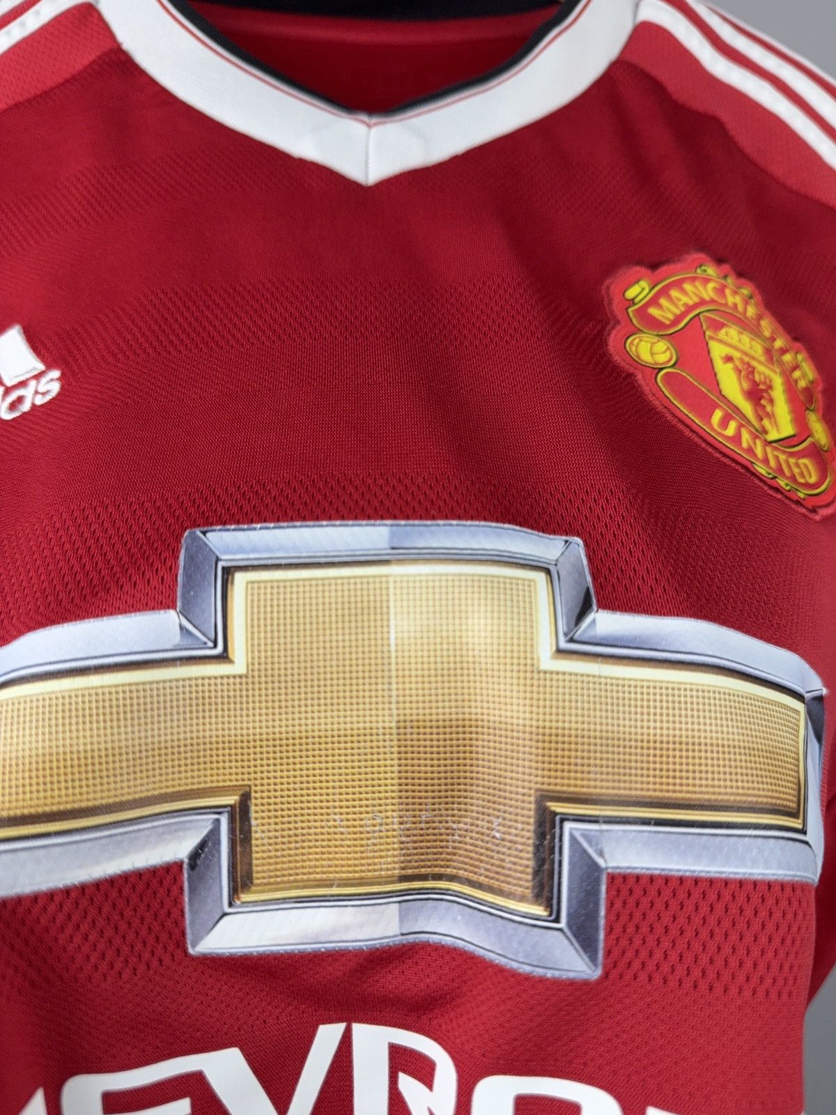 Adidas 2015 Manchester United Adidas Home Jersey ClimaCool Size US M / EU 48-50 / 2 - 13 Thumbnail