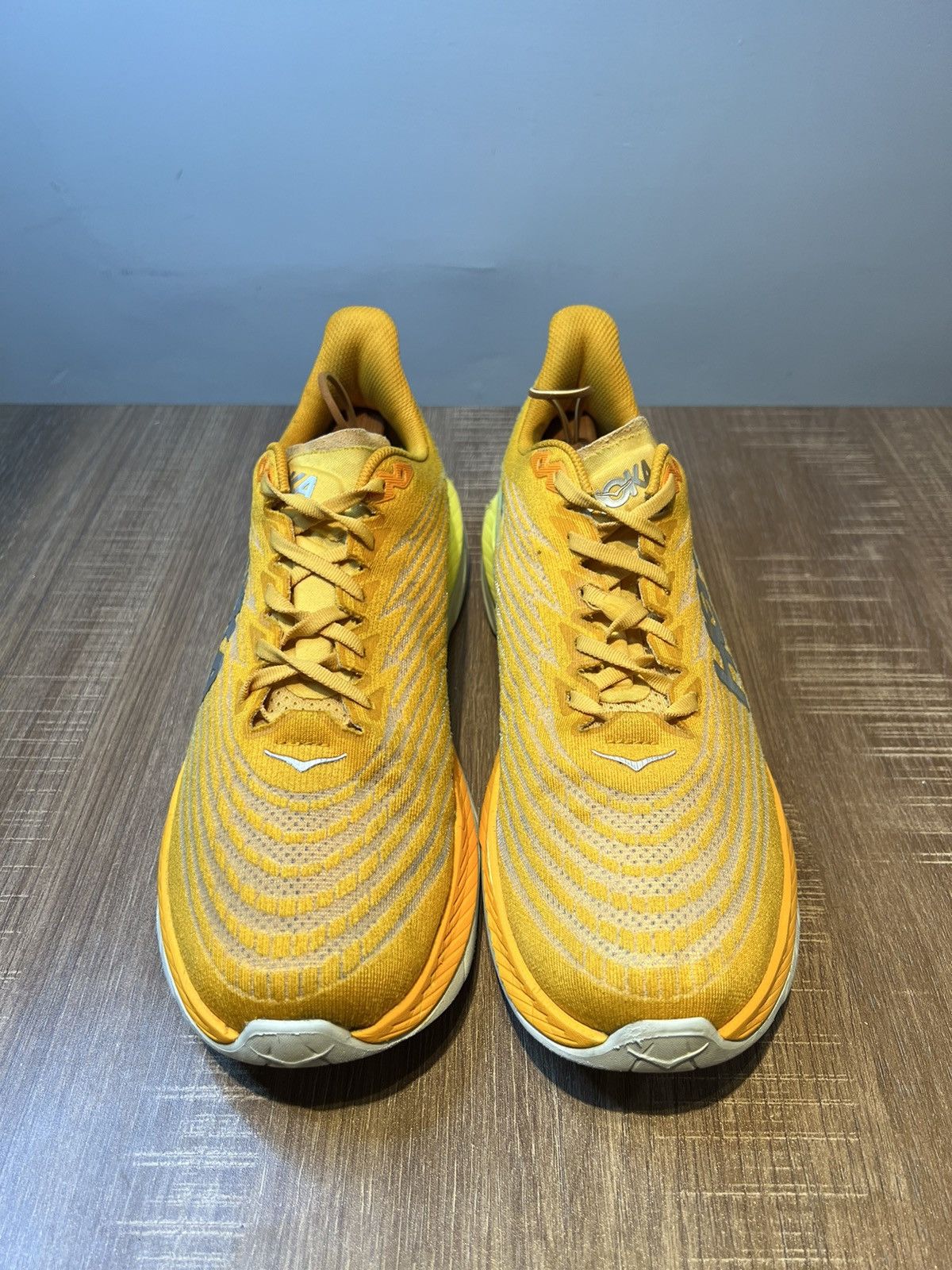Hoka Size 12 D Hoka One One Mach 5 Radiant Yellow Evening Size US 12 / EU 45 - 3 Thumbnail