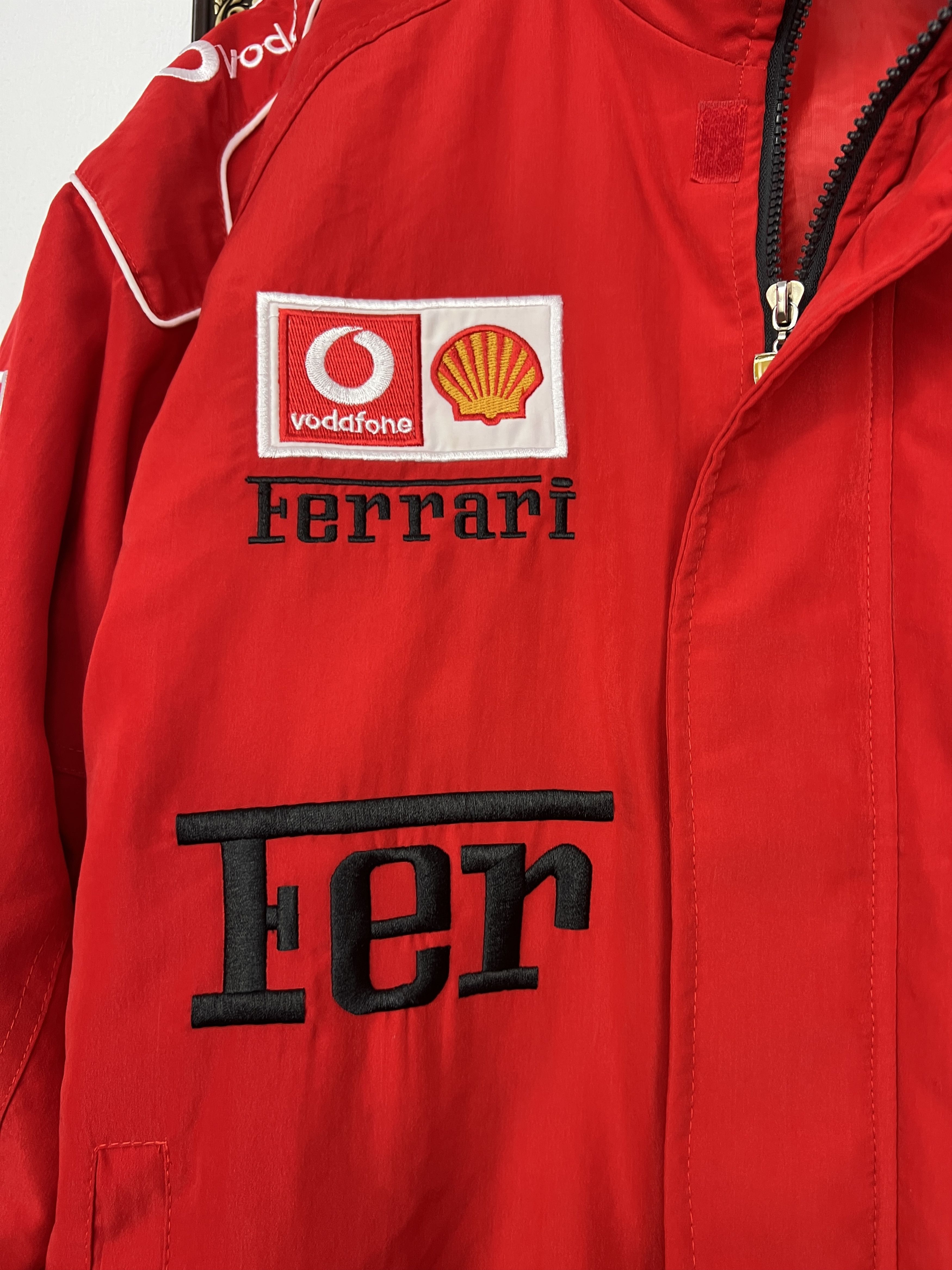 Vintage Vintage Racing Ferrari F-1 Rormula 1 Jacket Red Marlboro Size US L / EU 52-54 / 3 - 4 Thumbnail