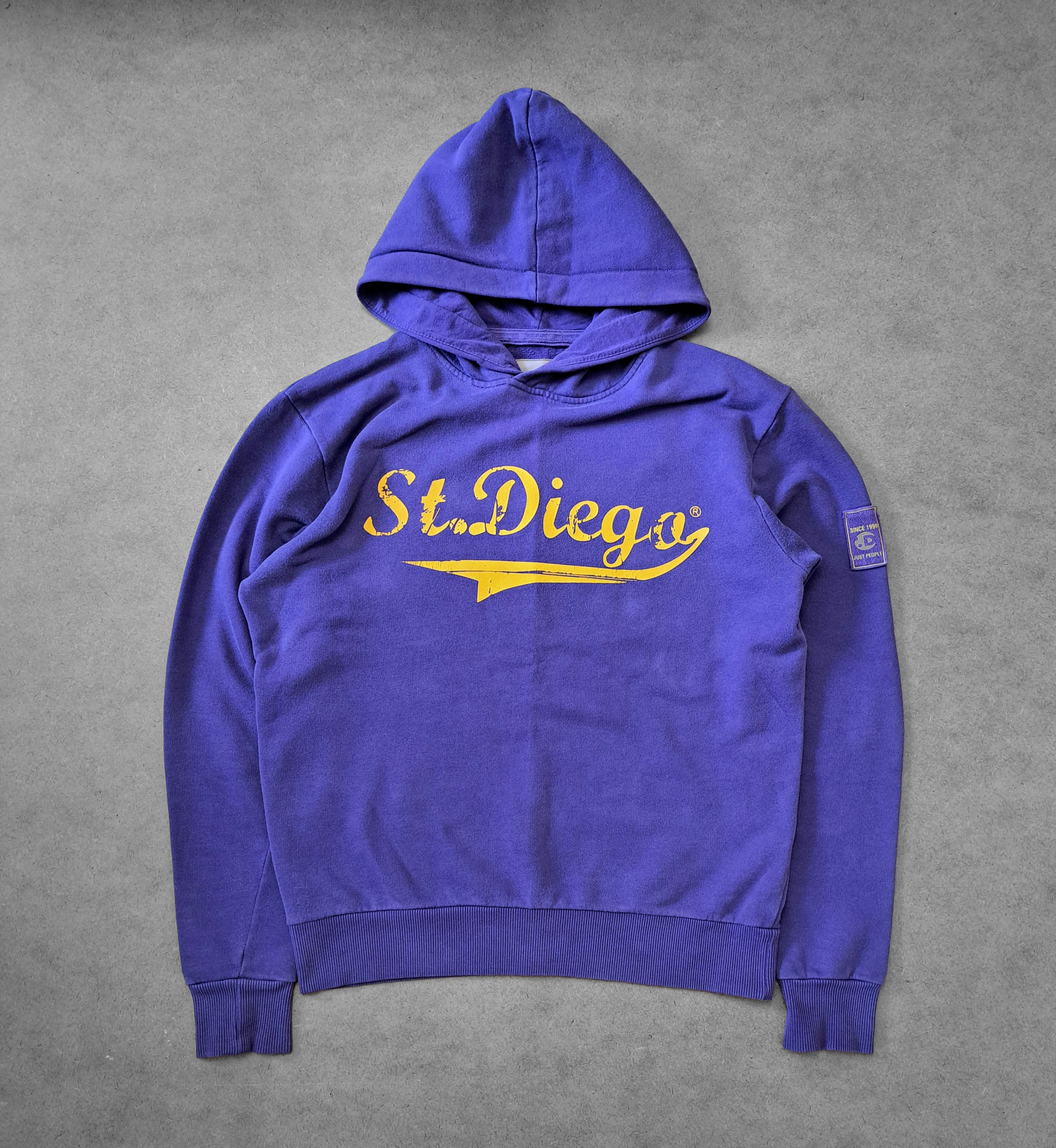 Vintage St.Diego Just People Hoodie Size US XL / EU 56 / 4 - 1 Thumbnail