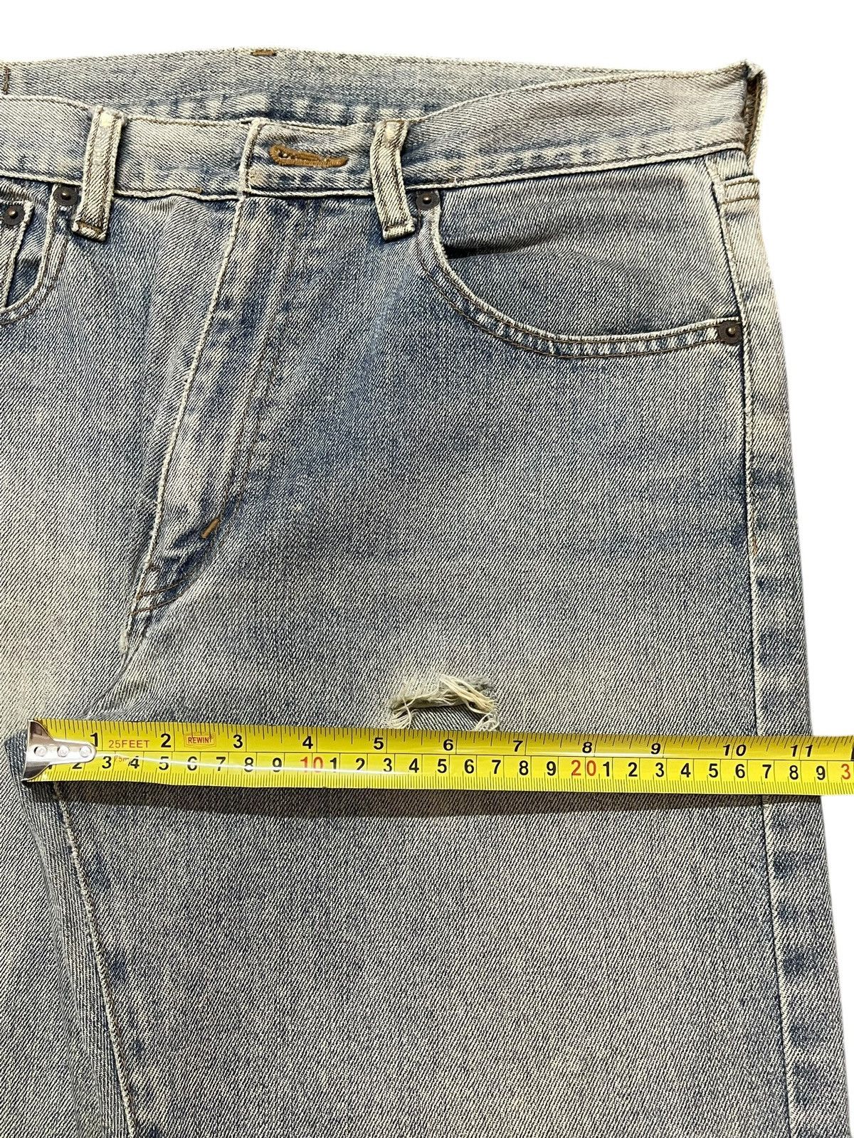 Japanese Brand Vintage Japanese Brand Blue Faded Wash Style Jeans Size US 33 - 14 Thumbnail