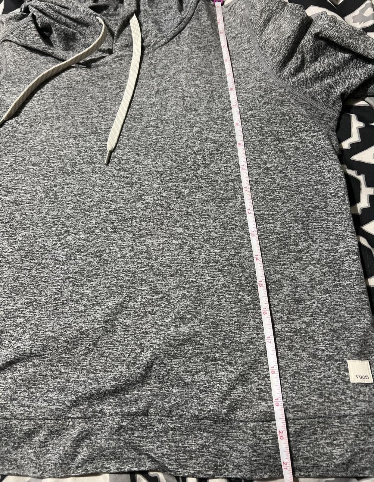 Vuori Vuori Gray Lightweight Hoodie Sweatshirt Size M / US 6-8 / IT 42-44 - 7 Thumbnail