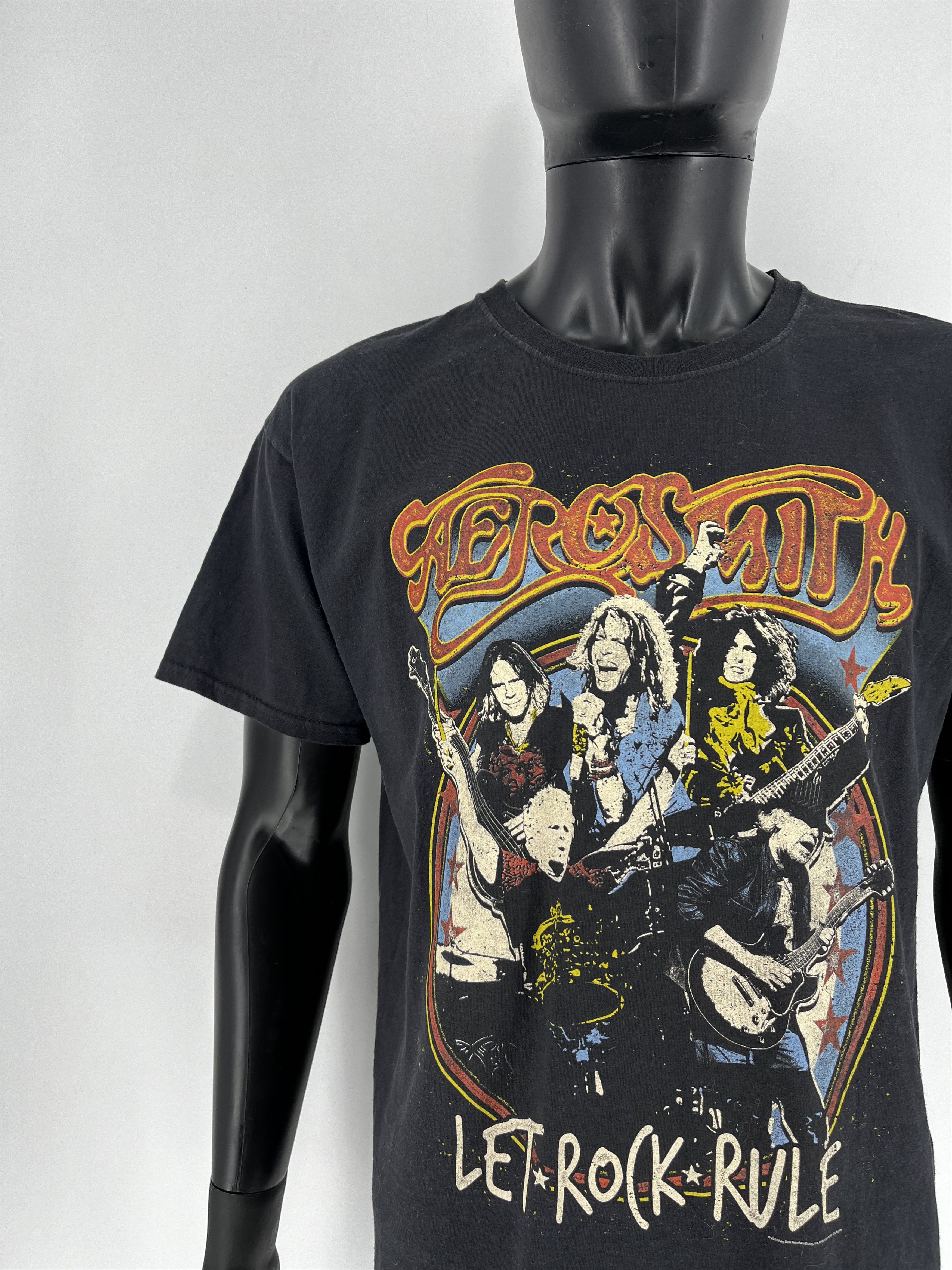 Band Tees × Vintage Y2K Vintage Aerosmith World Tour T-Shirt Band Rock Streetwea Size US L / EU 52-54 / 3 - 6 Thumbnail