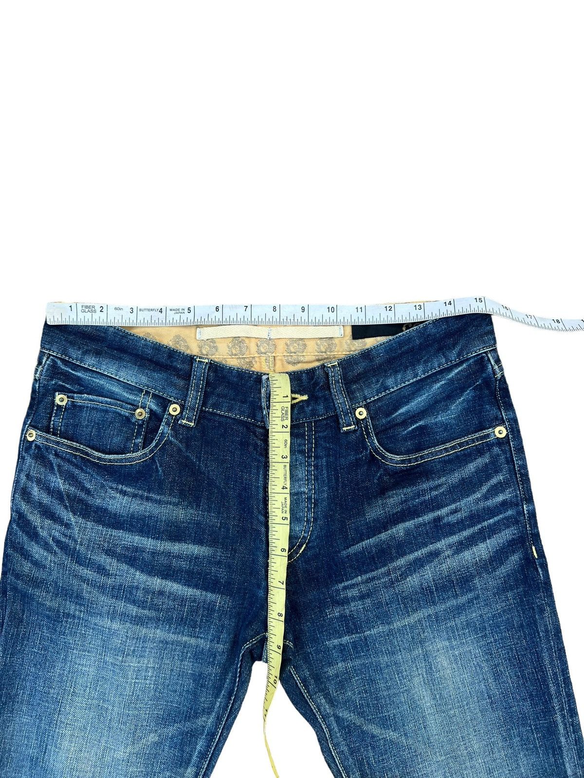 20471120 RICO Japan Fade Blue Denim Bootcut Jeans Size US 29 - 2 Thumbnail