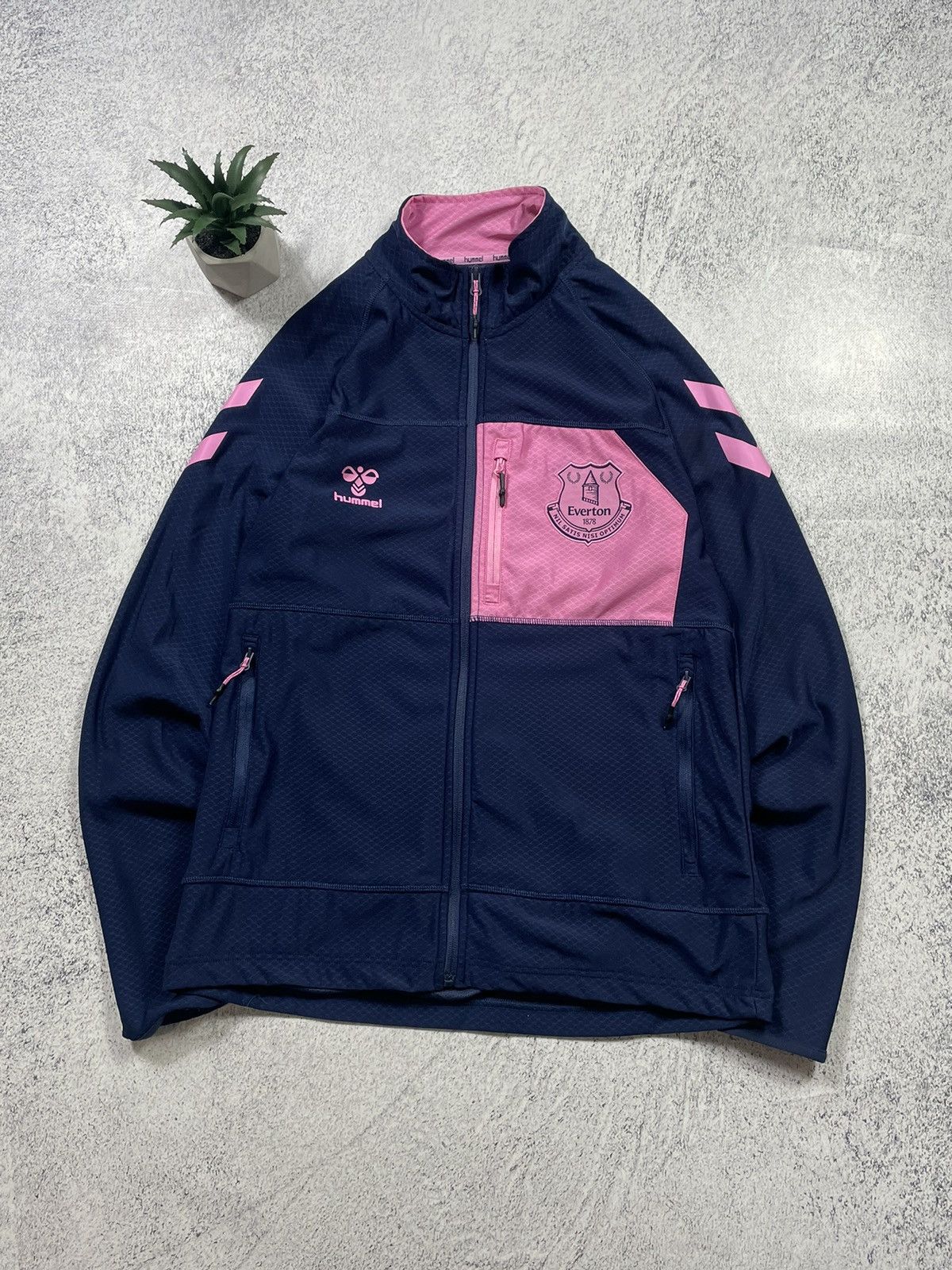 Hummel Hummel Everton Blockcore Track Top Jacket Size US M / EU 48-50 / 2 - 1 Thumbnail
