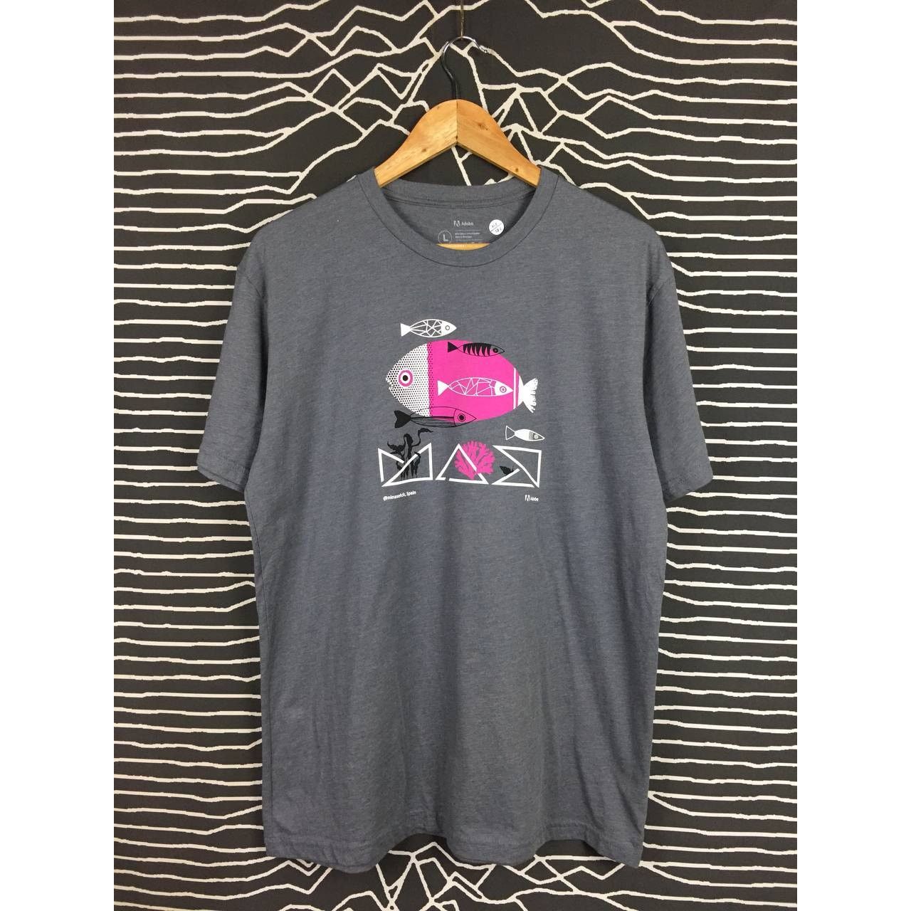 Vintage Adobe MAX 2021 Sweepstakes Graphic Design Techwear Tee Size US L / EU 52-54 / 3 - 1 Thumbnail