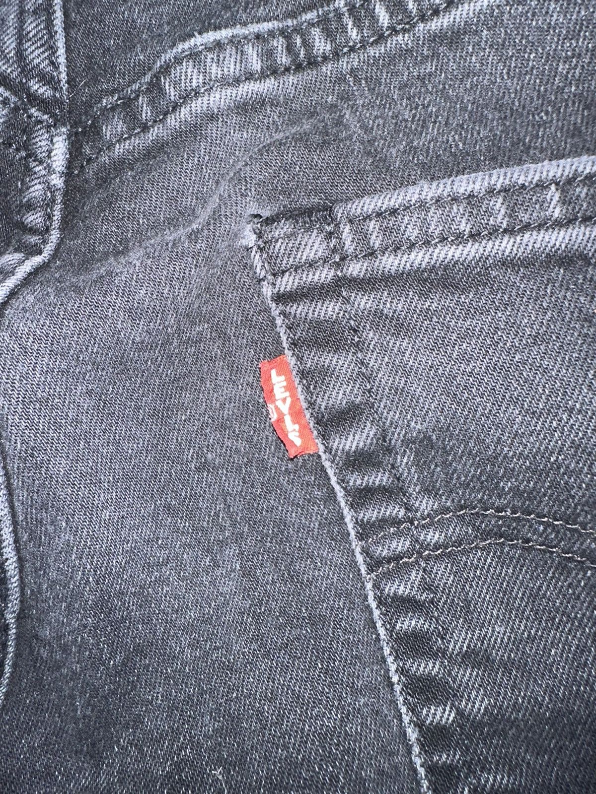 Levi's Levis Black Stone Washed Denim Jeans👖 Size US 29 - 4 Thumbnail