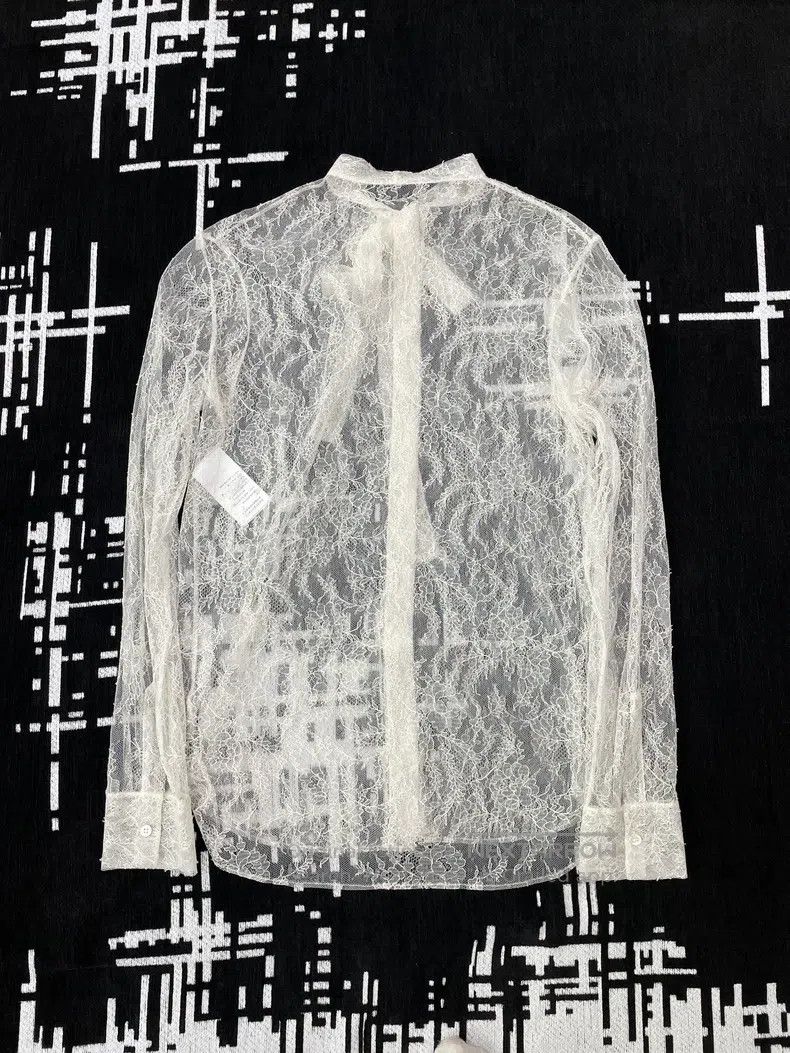 Dior Dior White lace embroidered lace-laced shirt Size XS / US 0-2 / IT 36-38 - 3 Thumbnail
