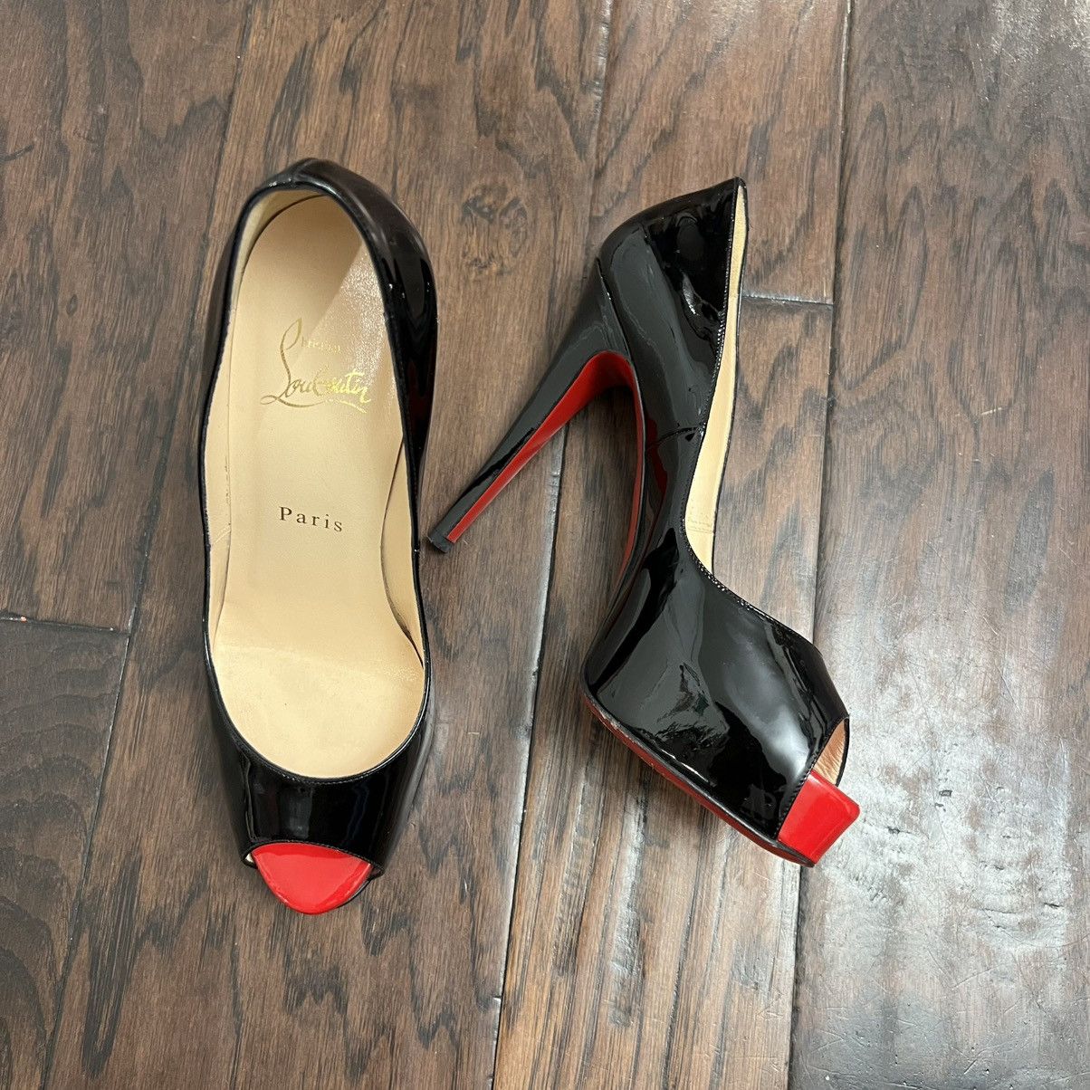 Christian Louboutin Authentic Christian Louboutin New Very Prive 120 Black Size US 7 / IT 37 - 11 Thumbnail