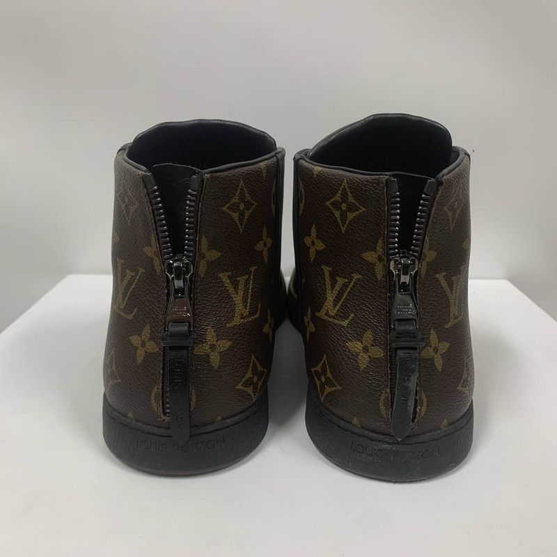 Louis Vuitton Louis Vuitton Black High-Top Leather Shoes - Size US 8 / EU 41 - 3 Thumbnail