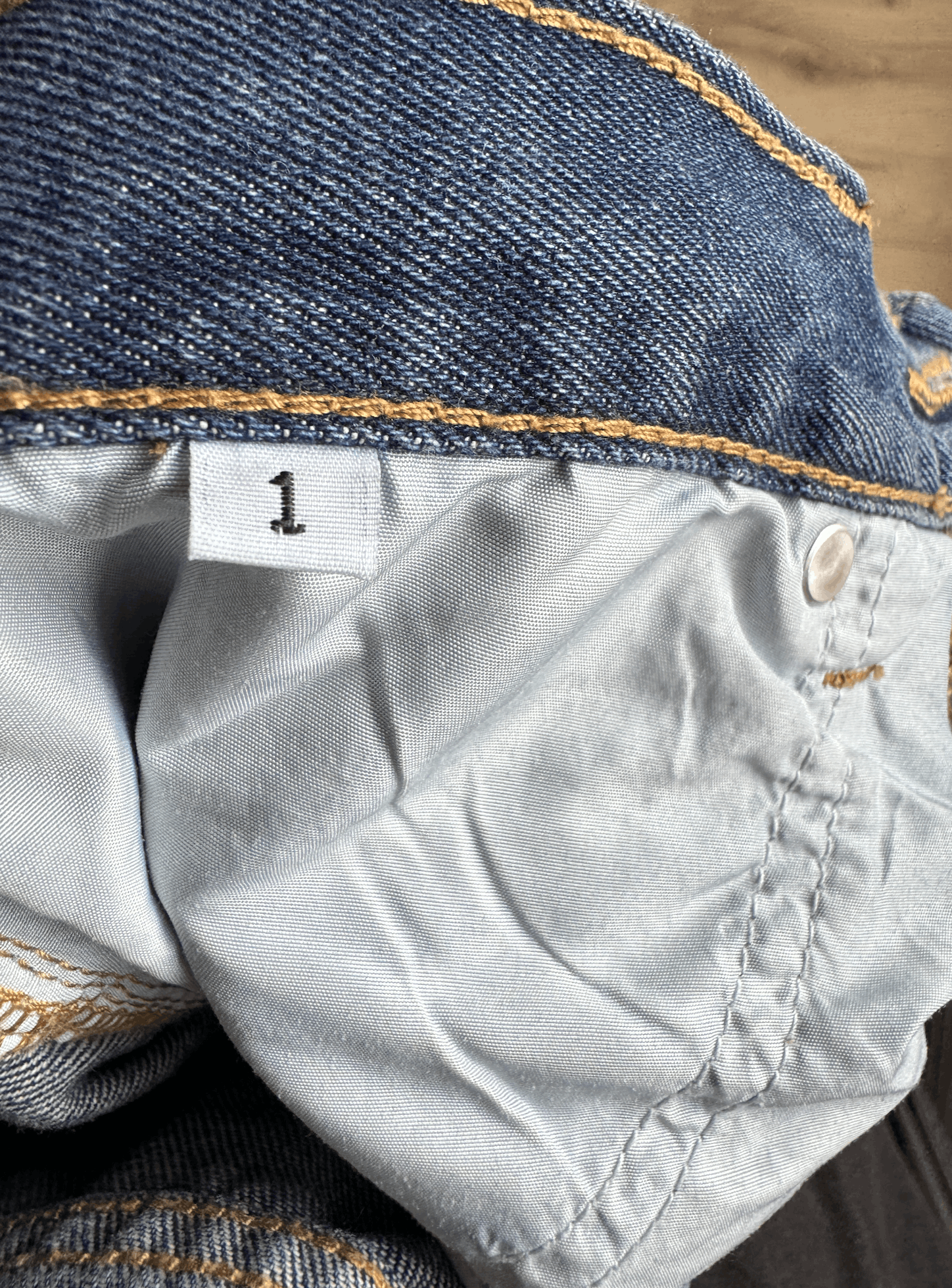 Carhartt × Palace Short Long Oversize en Jean Brut – Bermuda Jort Unisexe Size US 29 - 5 Thumbnail
