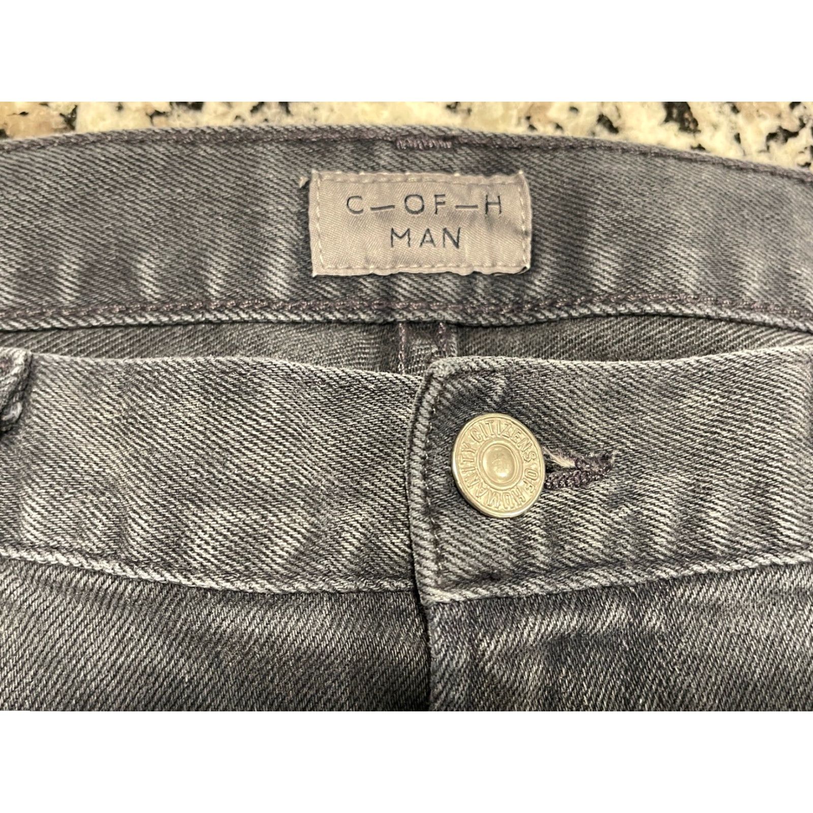 Citizens Of Humanity Citizens of Humanity Men’s Sid Straight Leg Jeans 34x30.5 Gray Mens Size US 34 / EU 50 - 4 Thumbnail