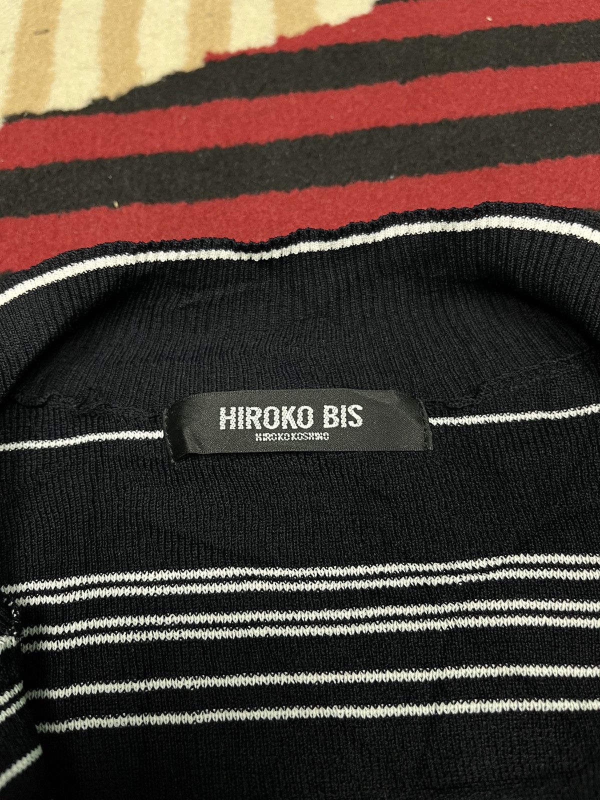 Beauty Beast × Hiroko Koshino Homme × Japanese Brand Hiroko Bis Knit Button Longsleeve Size S / US 4 / IT 40 - 7 Thumbnail