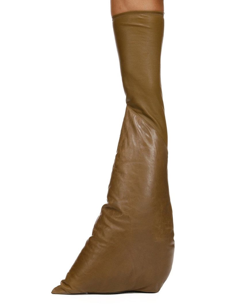 Rick Owens o1y0126 Boots in Light Brown Size US 7 / IT 37 - 2 Thumbnail