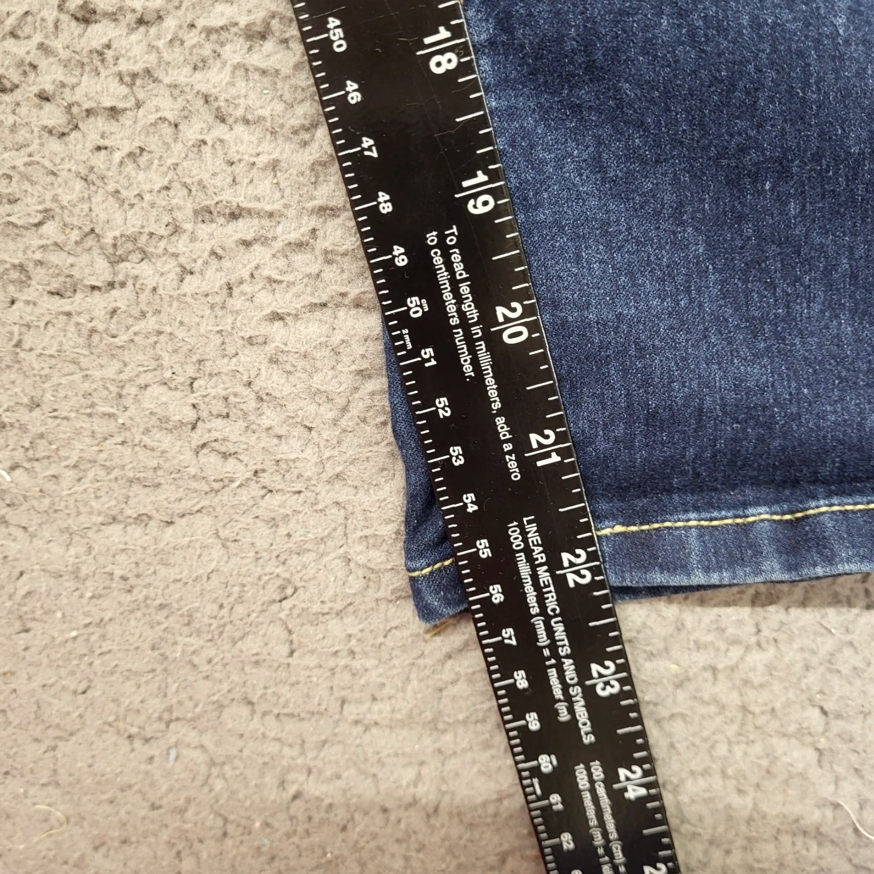 Vintage Cato EST 1946 Capri Womens 8P Jeans Petites Mid Rise Slim Stretch Blue 31x22 Womens Size 30" / US 8 / IT 44 - 6 Thumbnail