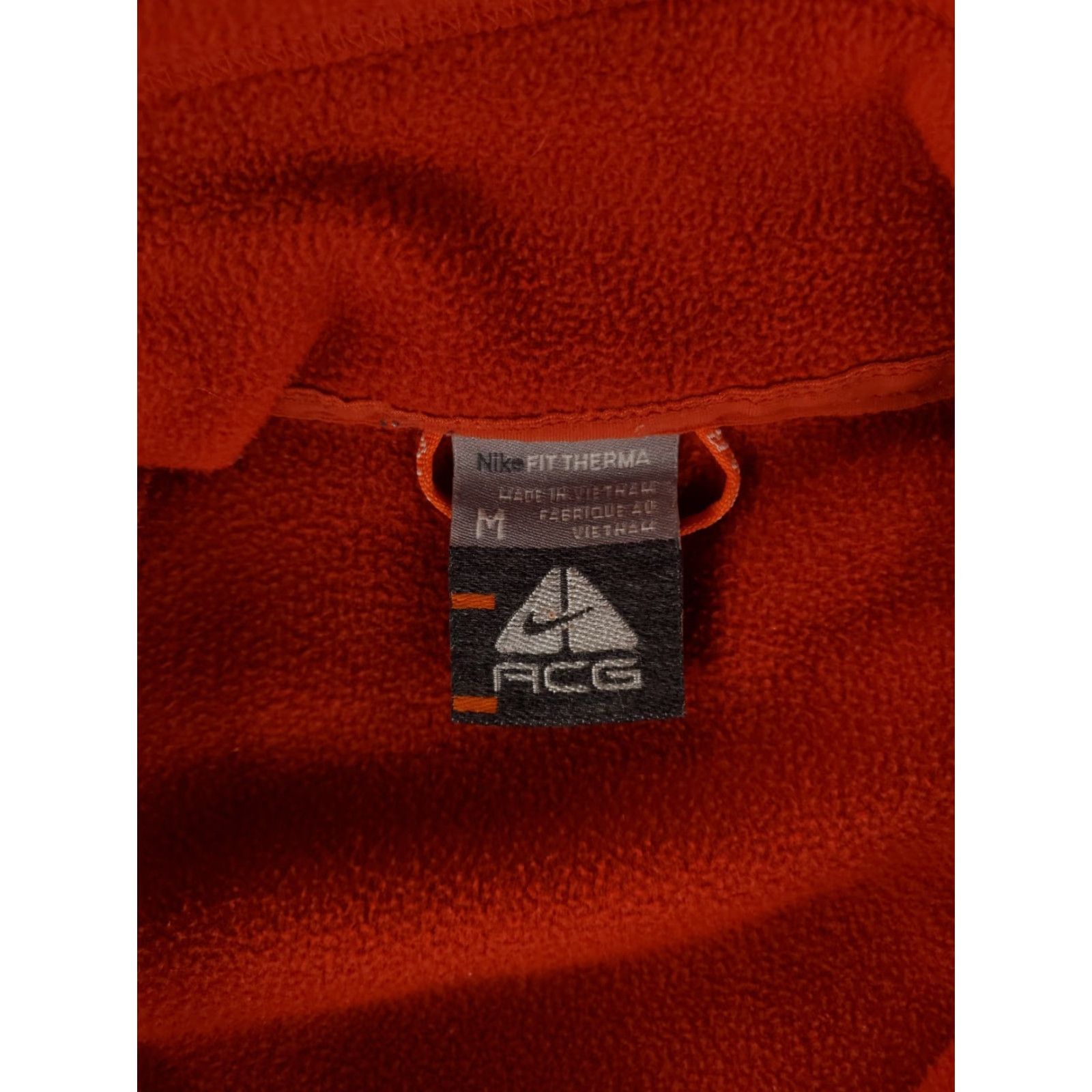 Nike Nike ACG Jacket Full Zip Fleece Red Mens M Long Sleeve Windbreaker Polyester Size US M / EU 48-50 / 2 - 5 Thumbnail
