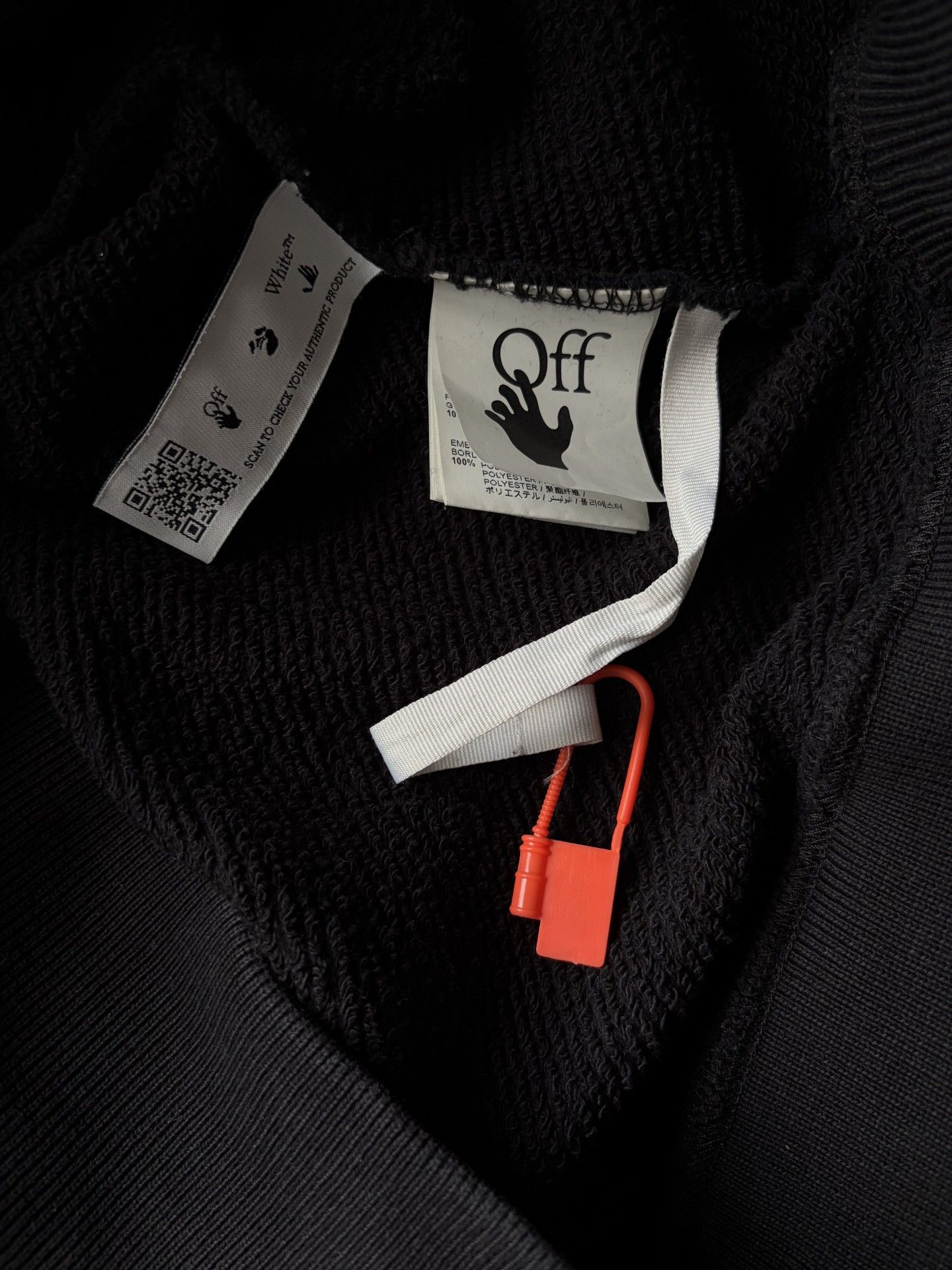 Off-White Black vcotton Off-White hoody Size US XS / EU 42 / 0 - 4 Thumbnail