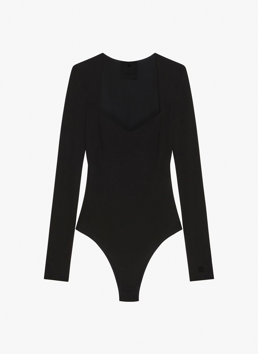 Givenchy o1srvl11e0325 Motif Bodysuit in Black Size L / US 10 / IT 46 - 1 Thumbnail