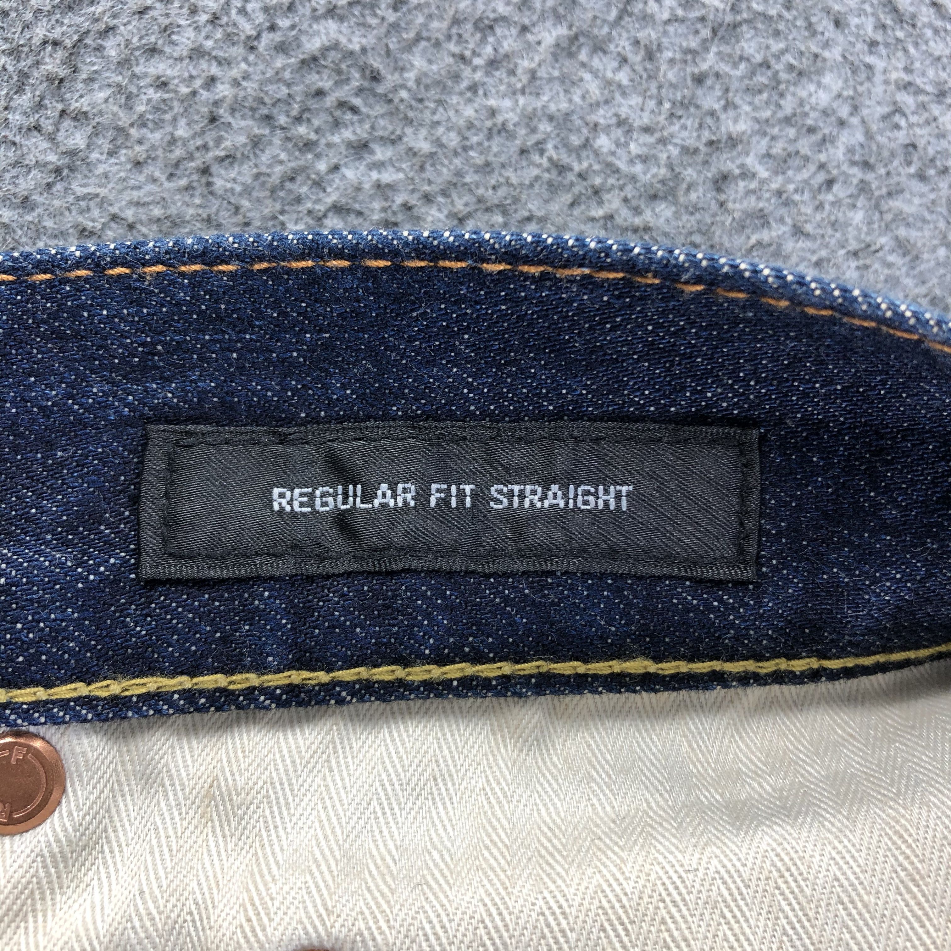 Japanese Brand Distressed Uniqlo Jeans Faded Blue Denim -J2766 Size US 34 / EU 50 - 10 Thumbnail