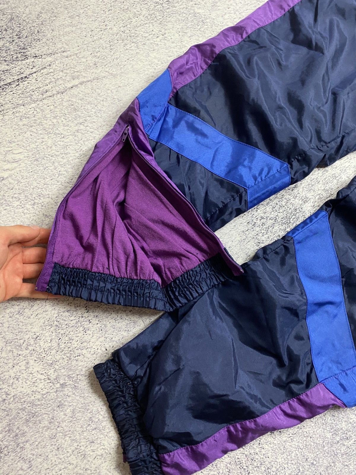 Adidas × Vintage Vintage Adidas Multicolour Nylon Tracksuit Set Jacket Pants Size US M / EU 48-50 / 2 - 15 Thumbnail