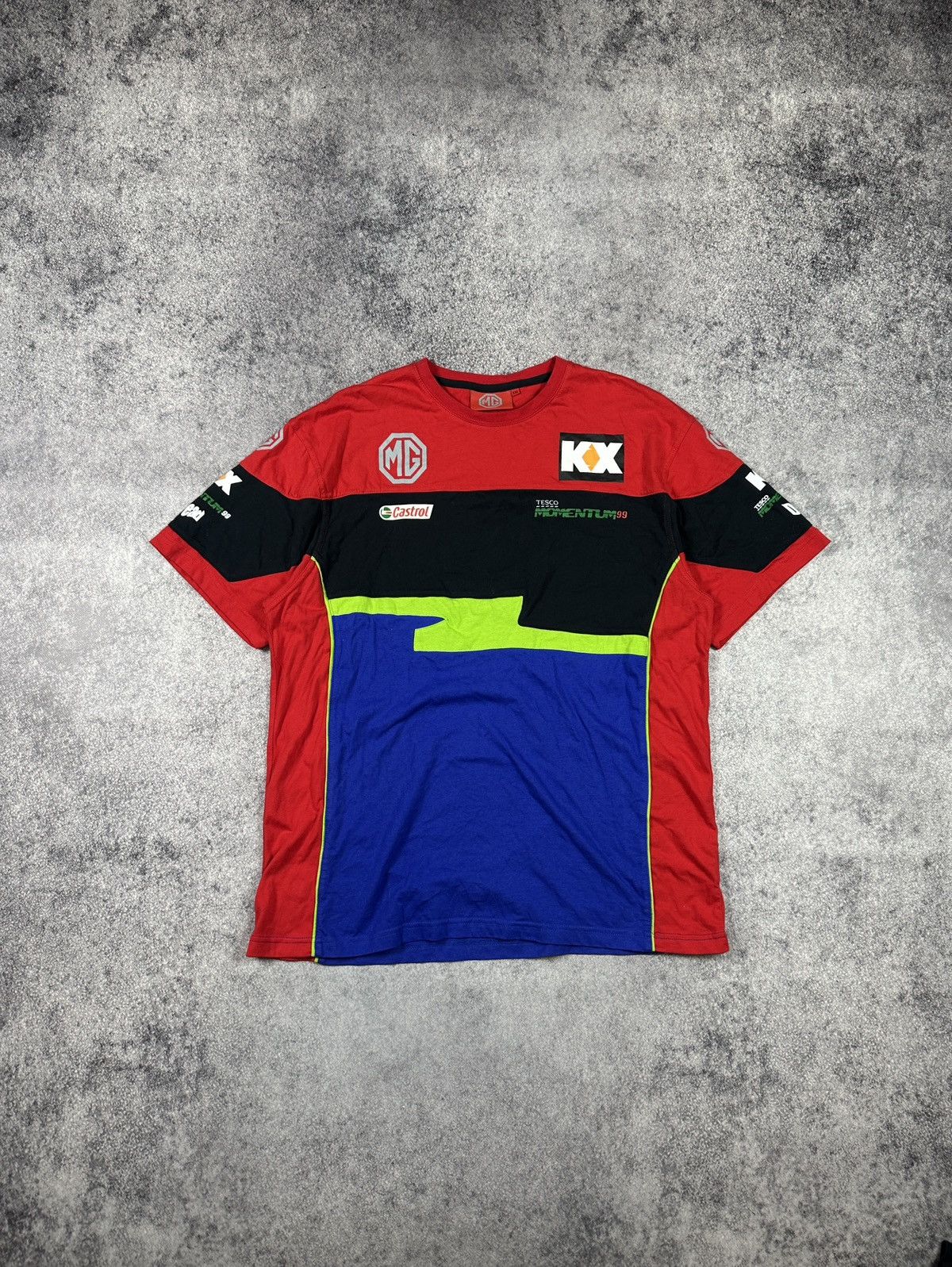 Vintage MG Momentum KX Racing T-shirt Logo Streetwear XXL Rare USA Size US XXL / EU 58 / 5 - 1 Thumbnail