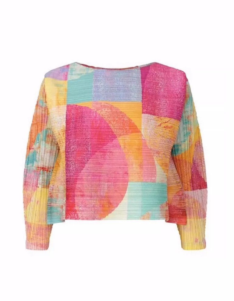 Issey Miyake Issey Miyake Oil painting jacket Size L / US 10 / IT 46 - 1 Thumbnail