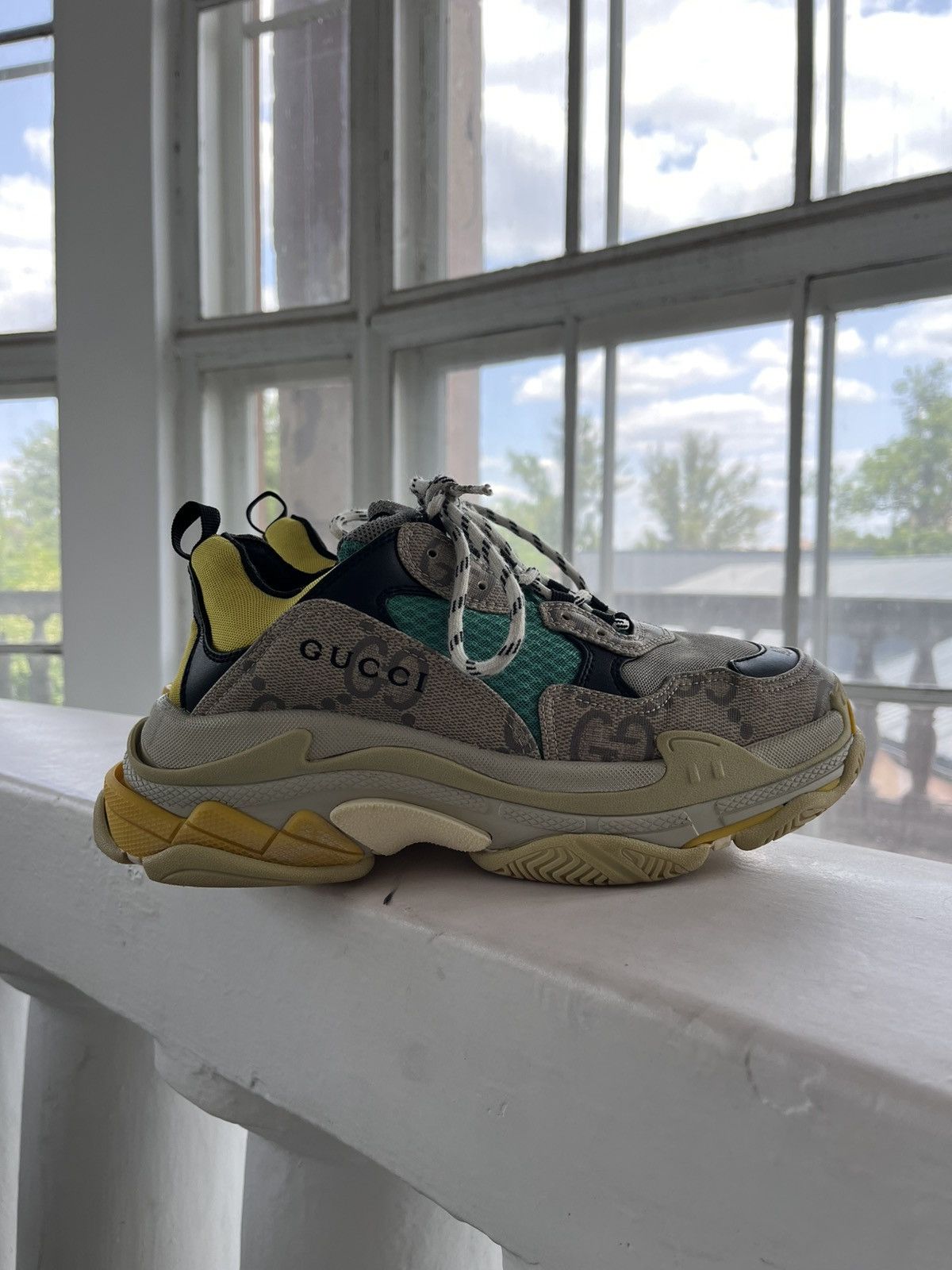 Balenciaga × Gucci Rare Balenciaga Gucci Triple S Sneakers The Hacker Project Size US 9 / EU 42 - 16 Thumbnail