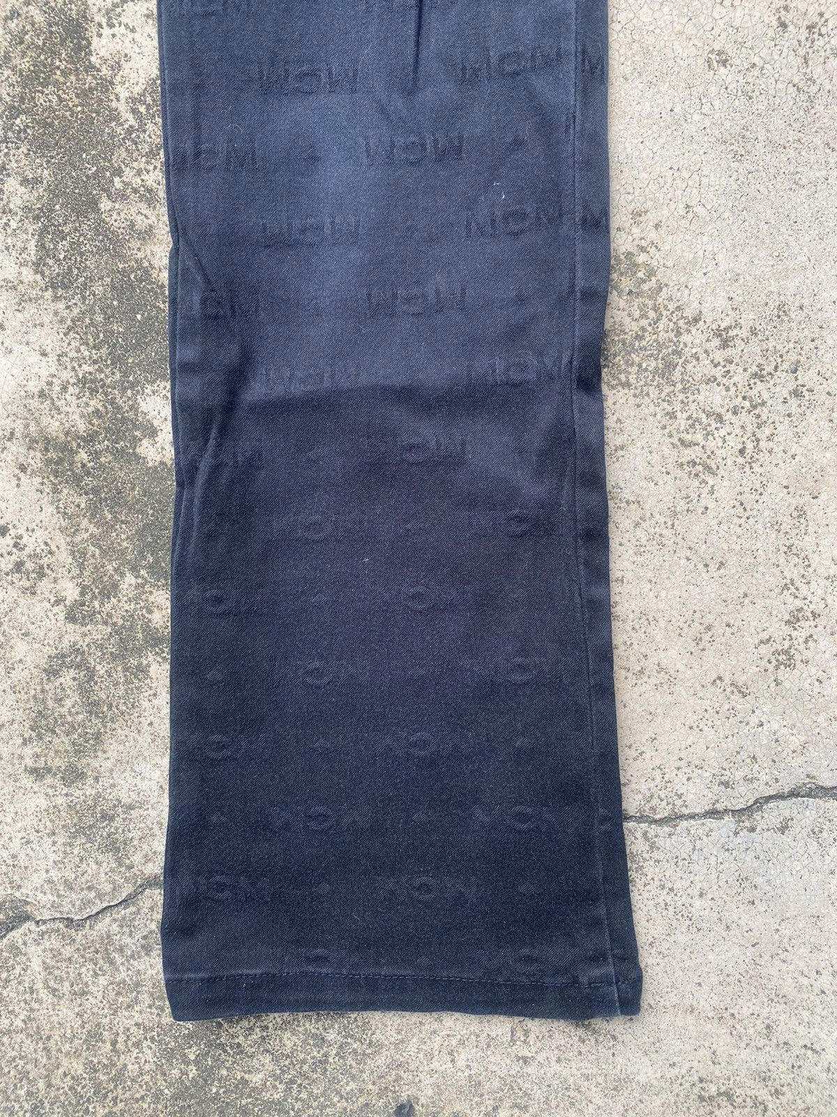 Designer × If Six Was Nine × MCM MCM Monogram Flare Stretchable Casual Pants Size US 26 / EU 42 - 13 Thumbnail
