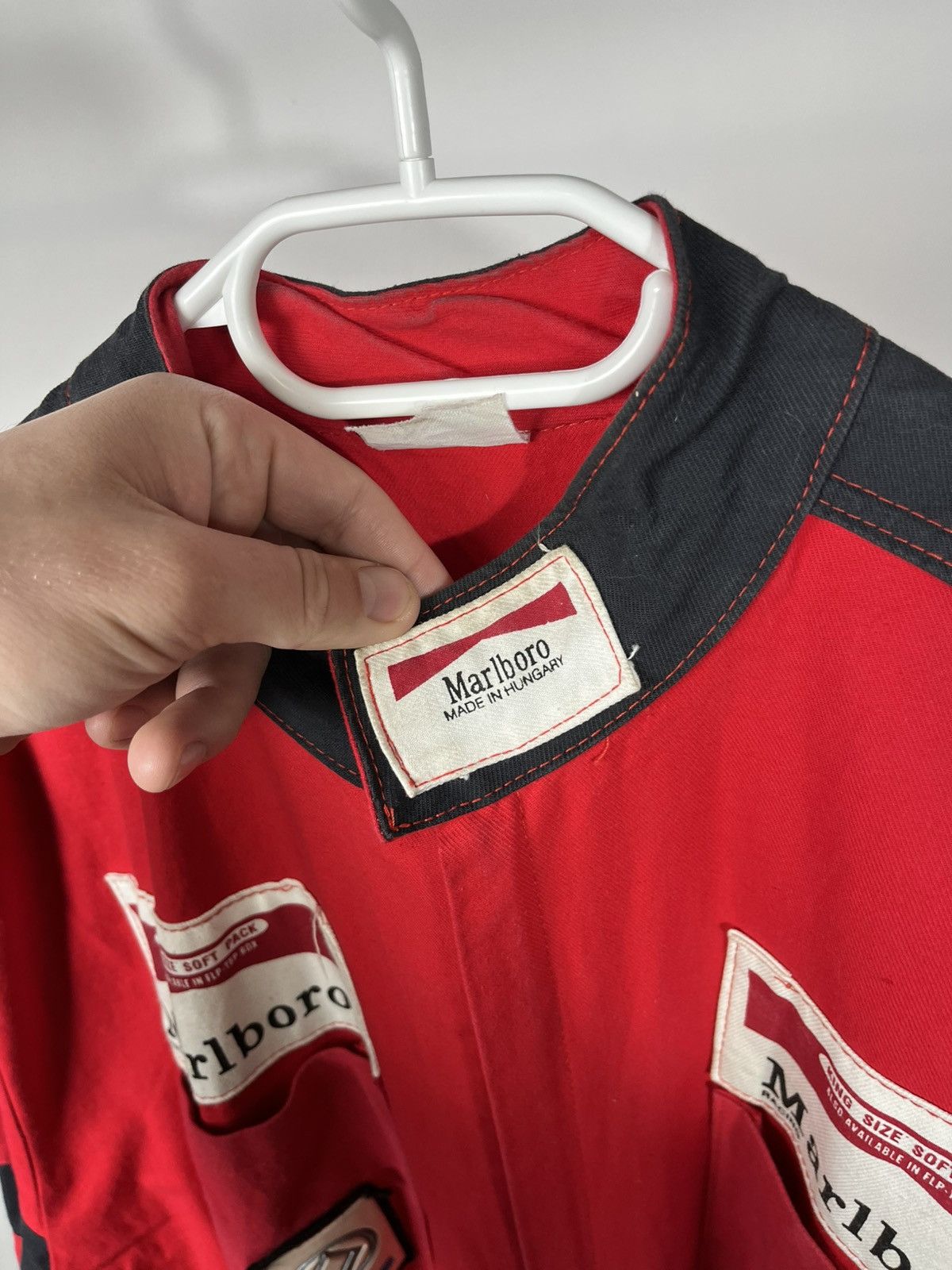 Marlboro Vintage Marlboro Racing Suit Coveralls Red Mazda Workwear Size US L / EU 52-54 / 3 - 6 Thumbnail