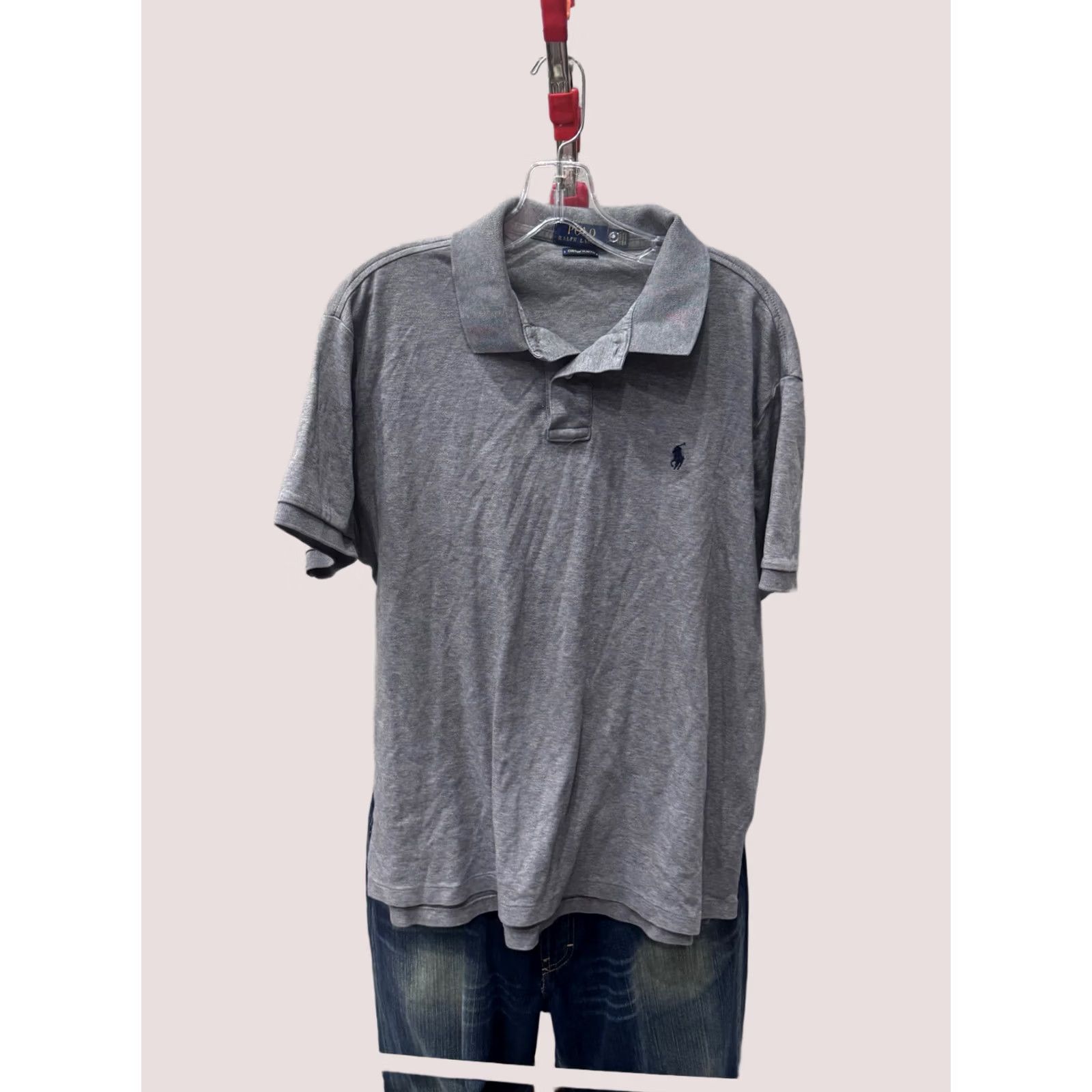 Ralph Lauren Polo Ralph Lauren Polo SHIRT XL Custom Slim Mens Multicolor Pony Blue Gray Classic Polo Shirt XL Size US XL / EU 56 / 4 - 1 Thumbnail