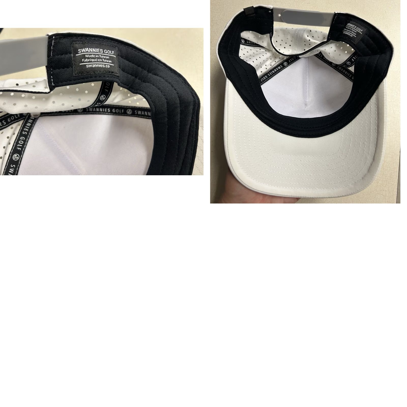 Vintage Westlake Village YMCA Swannies Golf Snapback Hat Cap White Men One Size Adjustable Breathable Cap Size ONE SIZE - 8 Thumbnail