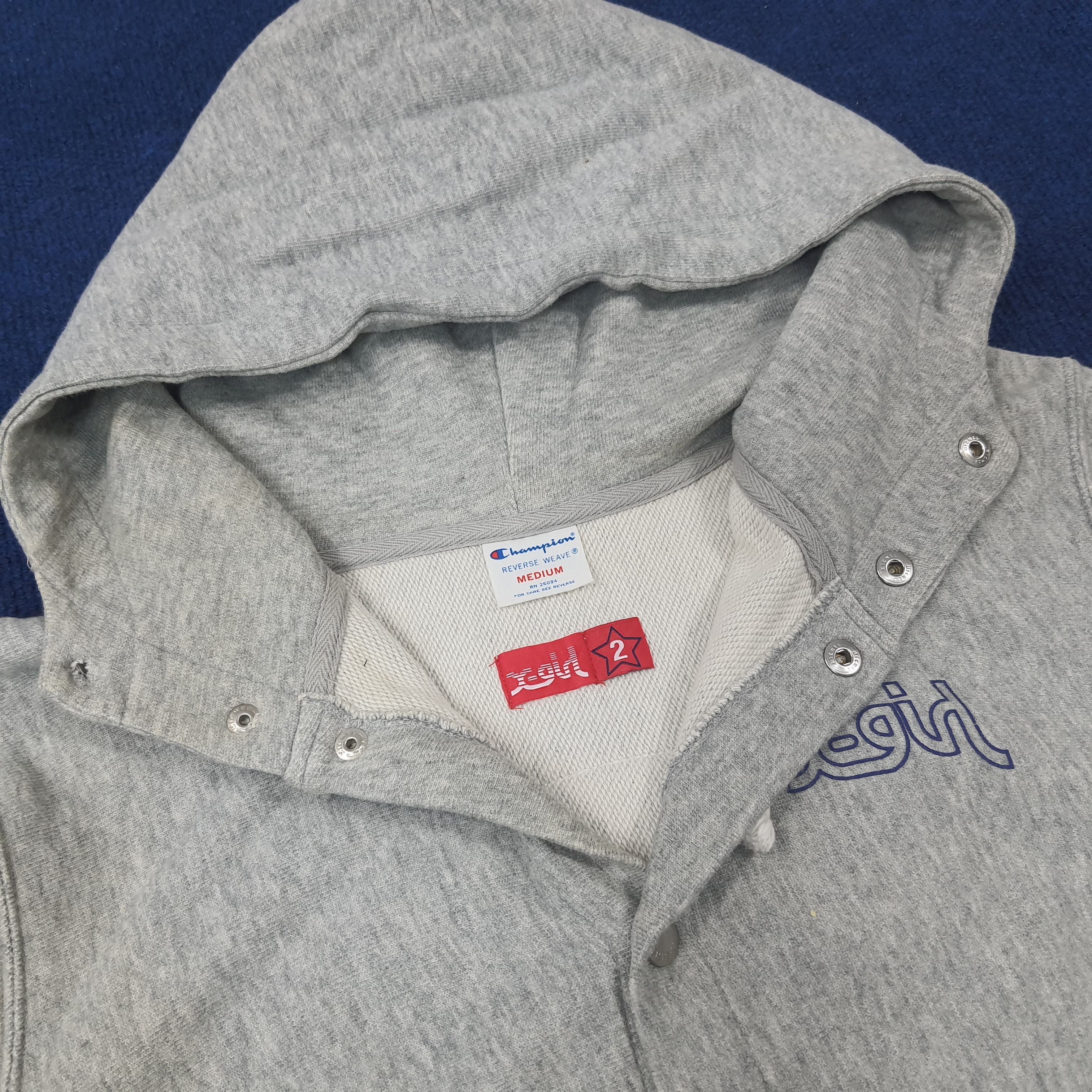 Champion × Japanese Brand × Vintage Vintage X-Girl x Champion Button Jacket Hoodie Size US S / EU 44-46 / 1 - 5 Thumbnail