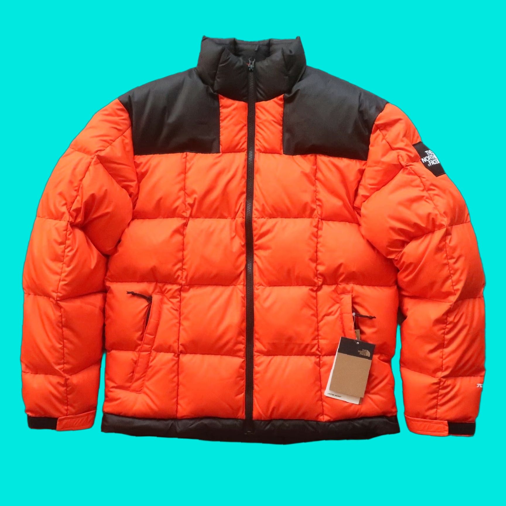 The North Face VINTAGE The North Face 700 Down Lhotse Puffer Jacket Mens Small Tangerine / Black Winter Coat Size US S / EU 44-46 / 1 - 1 Thumbnail