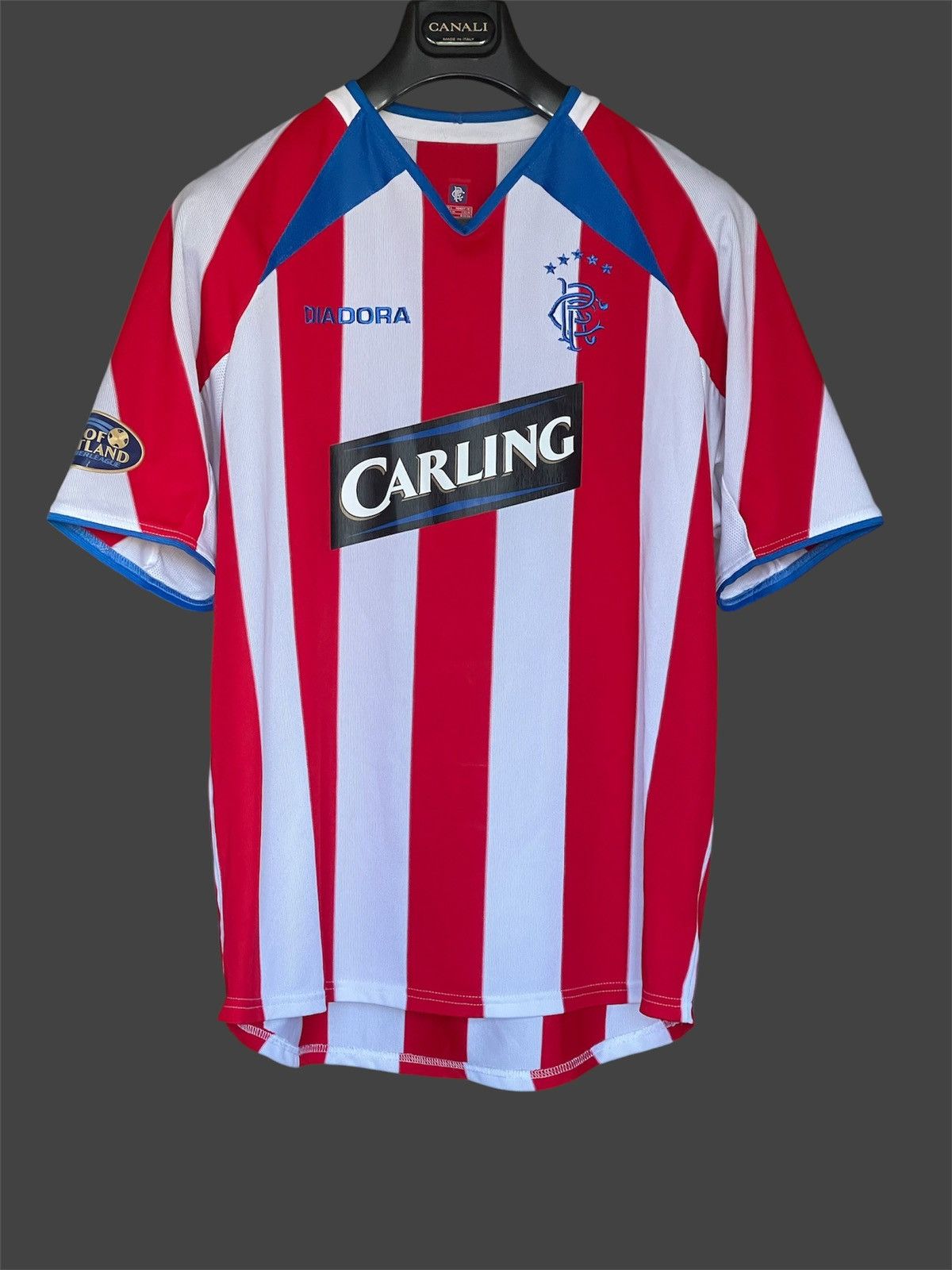 Diadora × Vintage 2002 Diadora Rangers vintage red soccer jersey Size US L / EU 52-54 / 3 - 2 Thumbnail