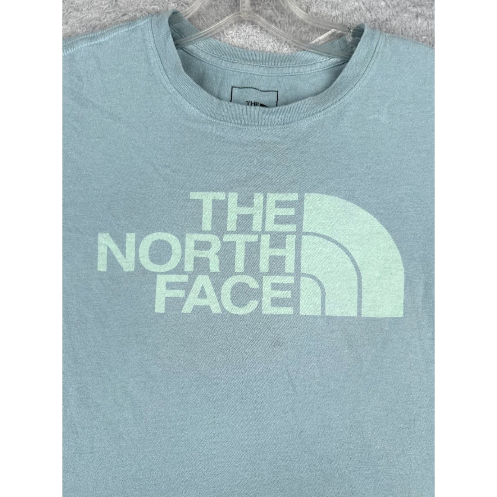 The North Face VINTAGE The North Face Shirt Women S Petite Blue Short Sleeve Crew 100% Cotton READ Size S / US 4 / IT 40 - 6 Thumbnail