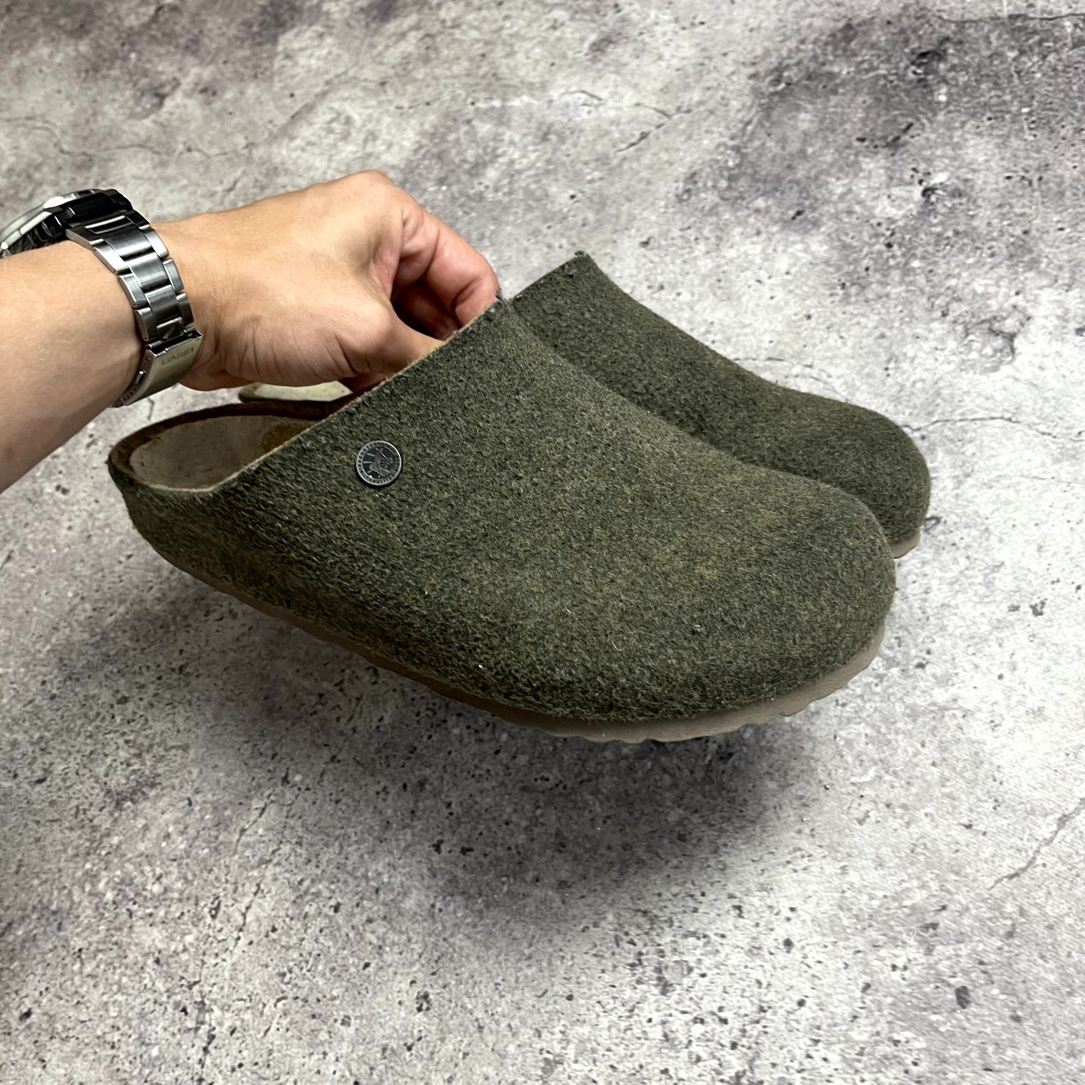 Birkenstock BIRKENSTOCK Kaprun Wool Khaki Size 41 US 7.5 Size US 8 / EU 41 - 2 Thumbnail
