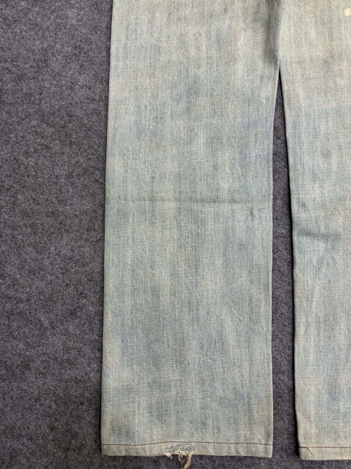 Japanese Brand 💥Denim Art💥ZEN Kyoto Style Japan Faded Floral Denim F569 Size US 30 / EU 46 - 17 Thumbnail