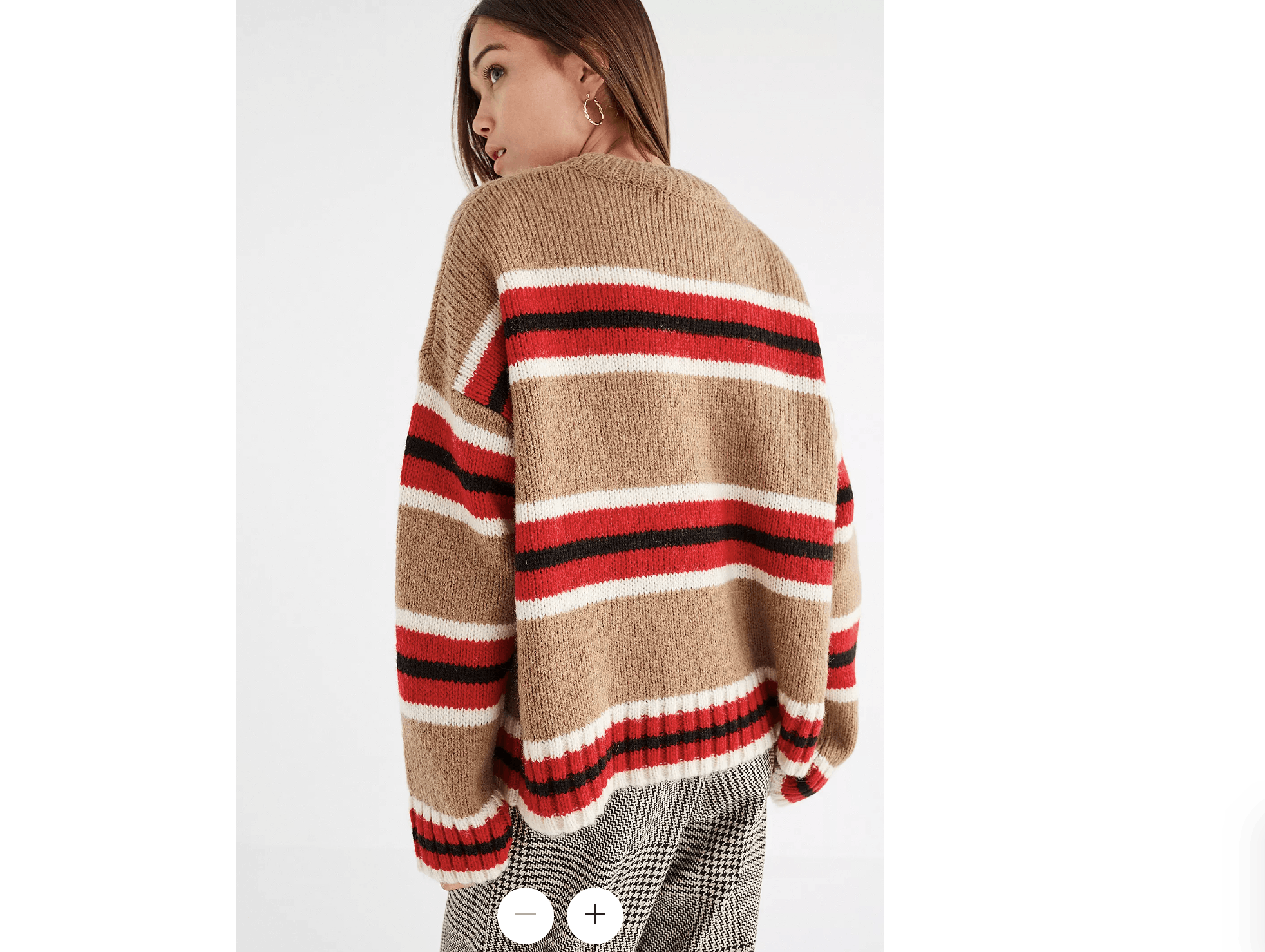 Urban Outfitters Urban Outfitters Oversized Striped Boyfriend Jumper Size XS / US 0-2 / IT 36-38 - 3 Thumbnail