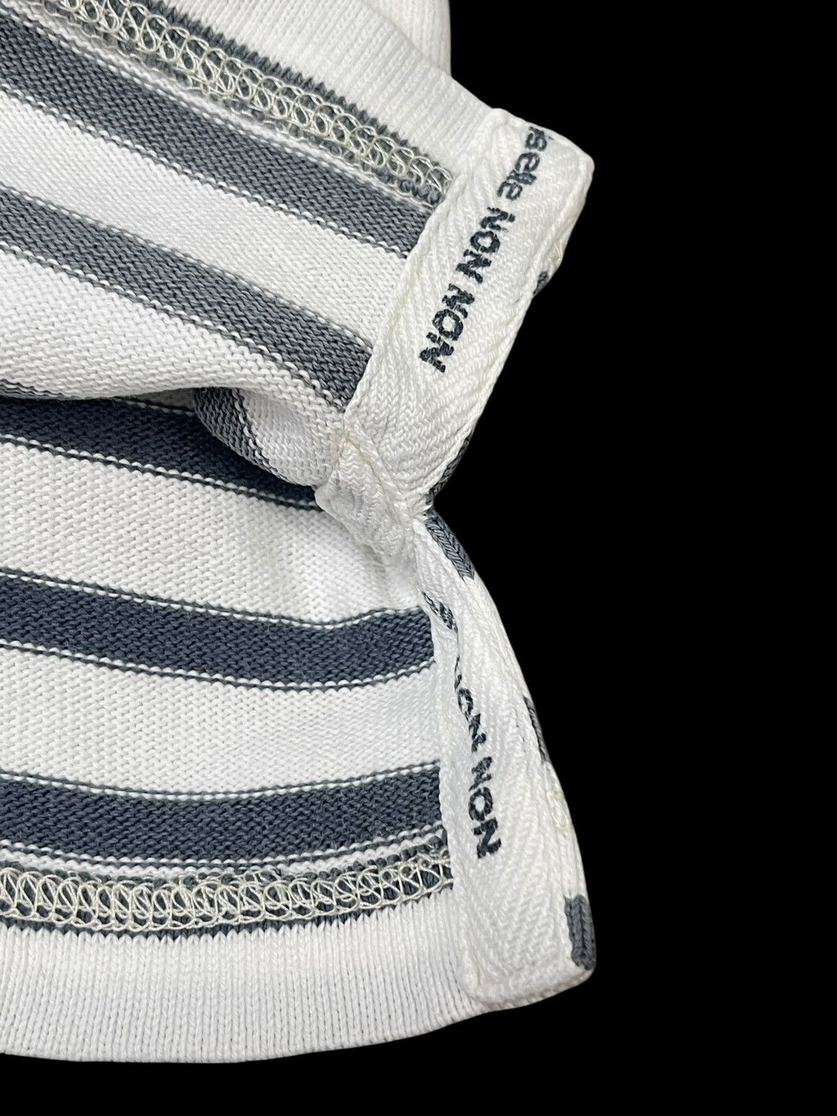 Mademoiselle Non Non Vintage Mademoiselle Non Non Issey Miyake Stripe Tshirt Size S / US 4 / IT 40 - 4 Thumbnail