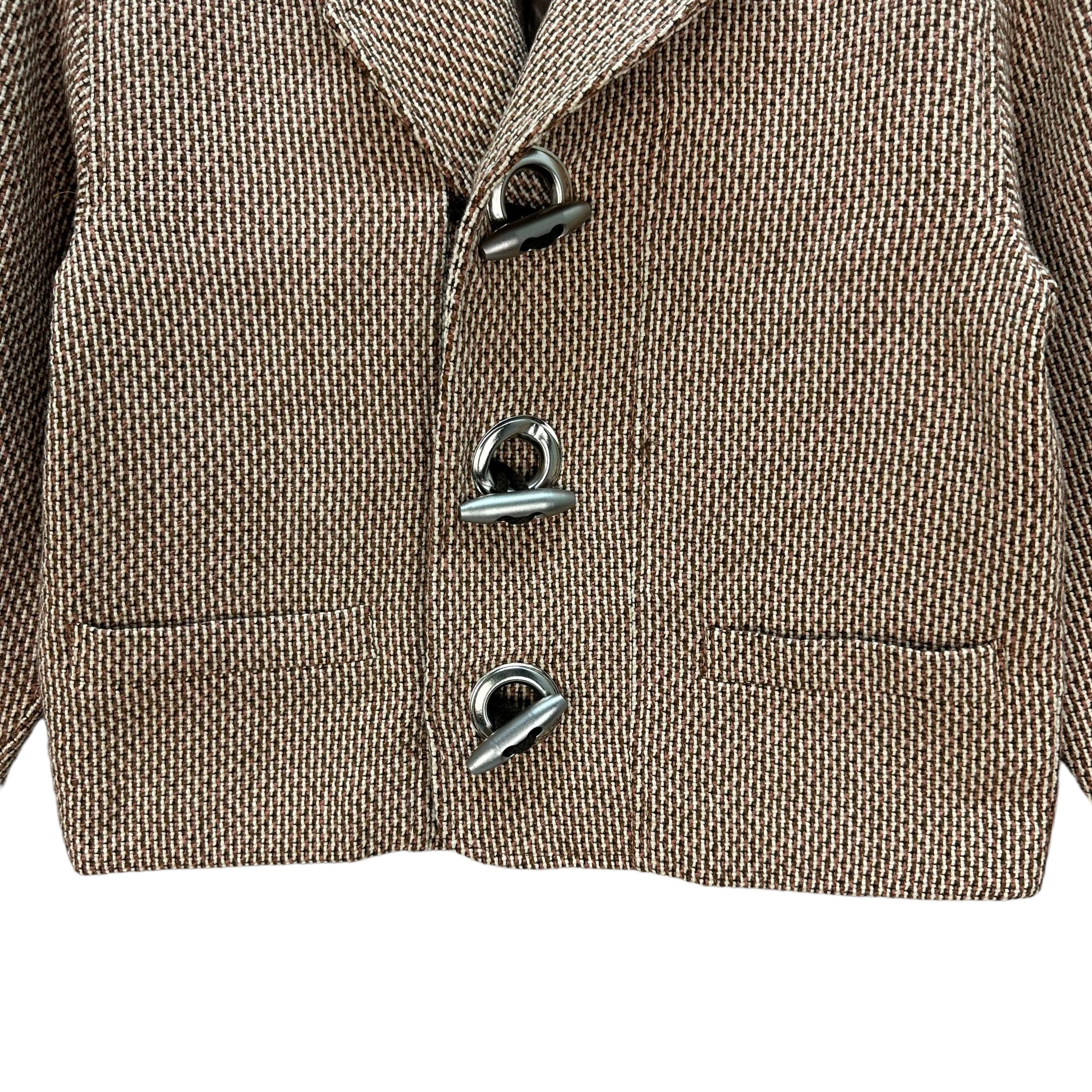 Y's Y'S BIS TOGGLE BUTTON CROP JACKET #8269-219 Size M / US 6-8 / IT 42-44 - 3 Thumbnail