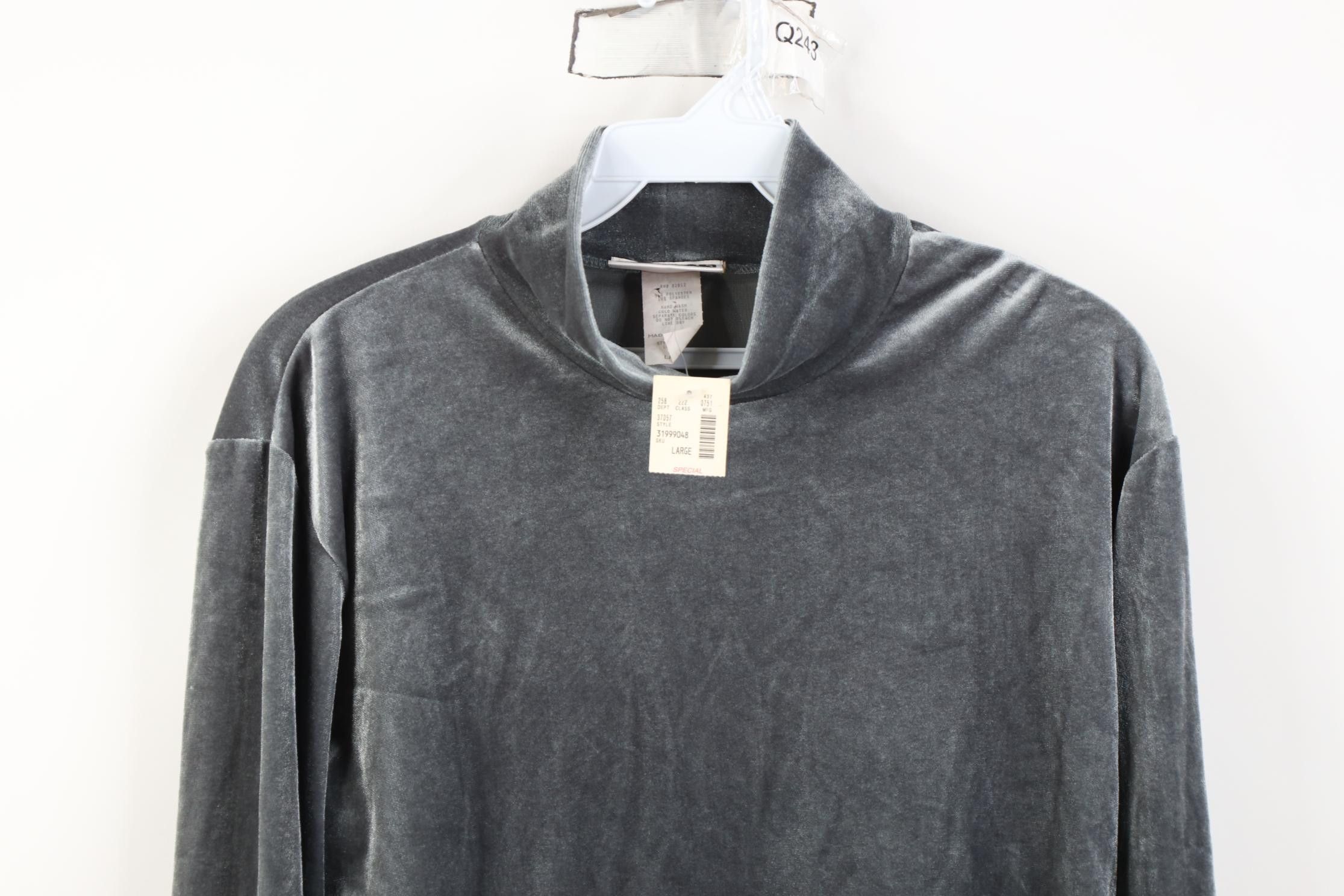 Vintage Deadstock Vintage 90s Streetwear Mock Neck Sweater USA Size L / US 10 / IT 46 - 2 Thumbnail