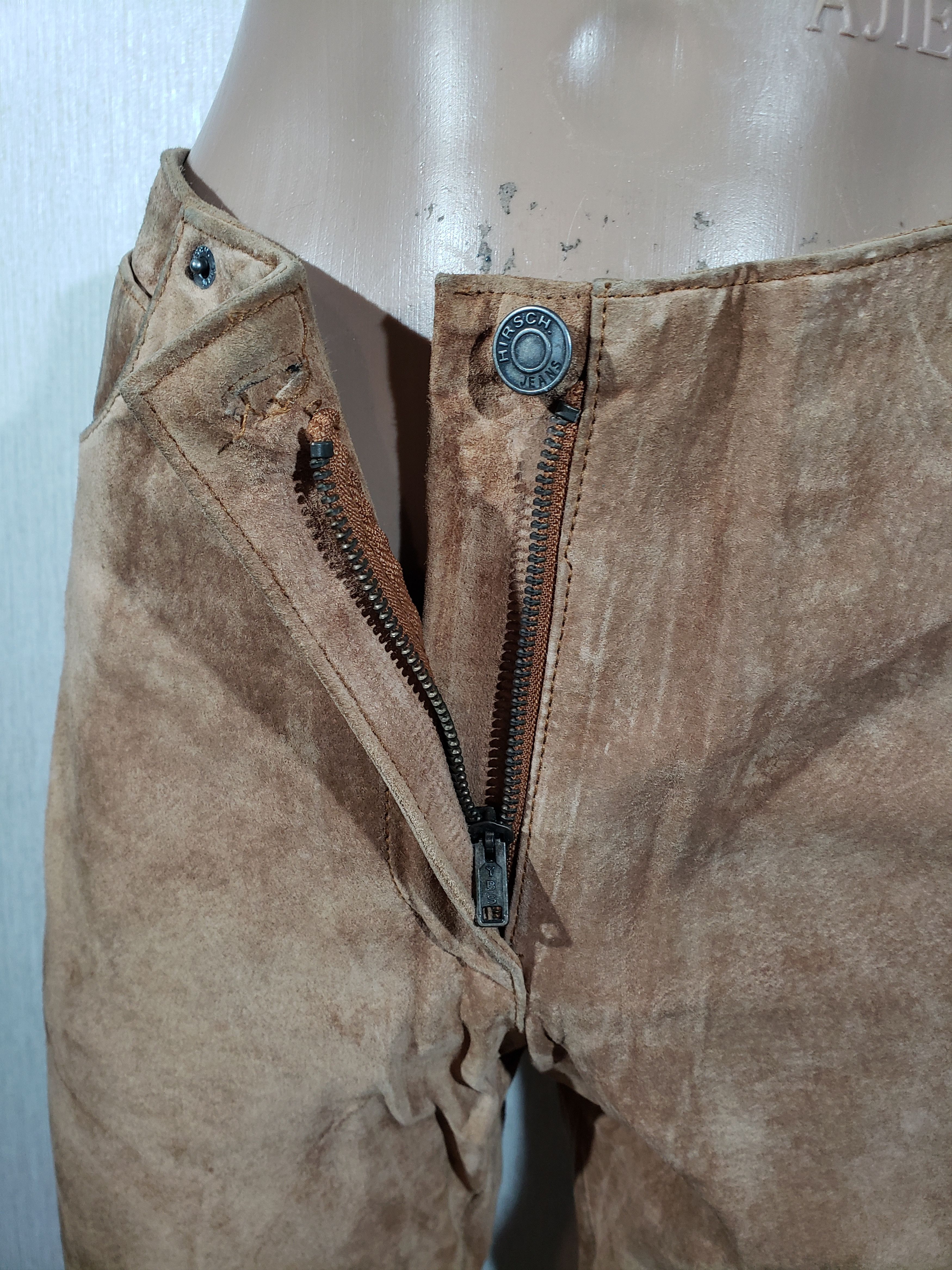 Genuine Leather Women's pants made of genuine leather. Size 30" / US 8 / IT 44 - 4 Thumbnail