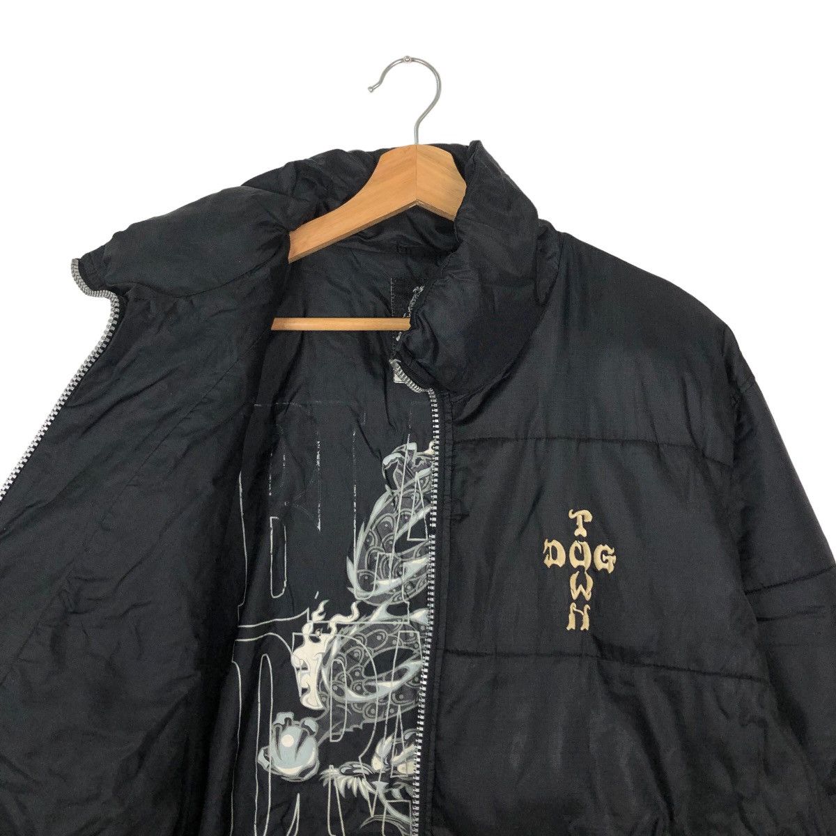 Japanese Brand VINTAGE PUFFER DOWN JACKET DOGTOWN BLACK DRAGON CHROMEHEARTS Size US L / EU 52-54 / 3 - 9 Thumbnail