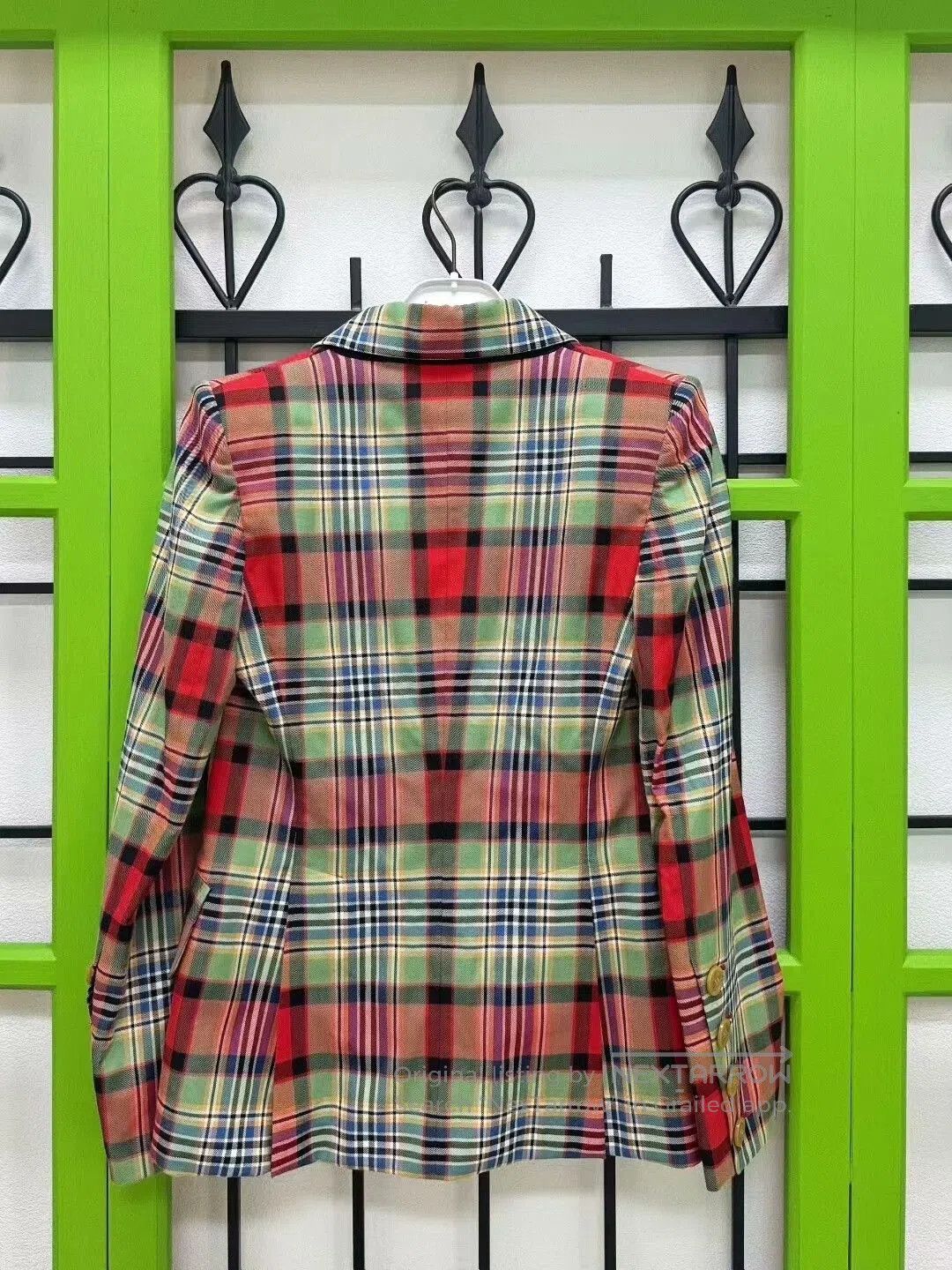Vivienne Westwood vivienne westwood plaid blazer with shoulder pads. Size M / US 6-8 / IT 42-44 - 2 Thumbnail