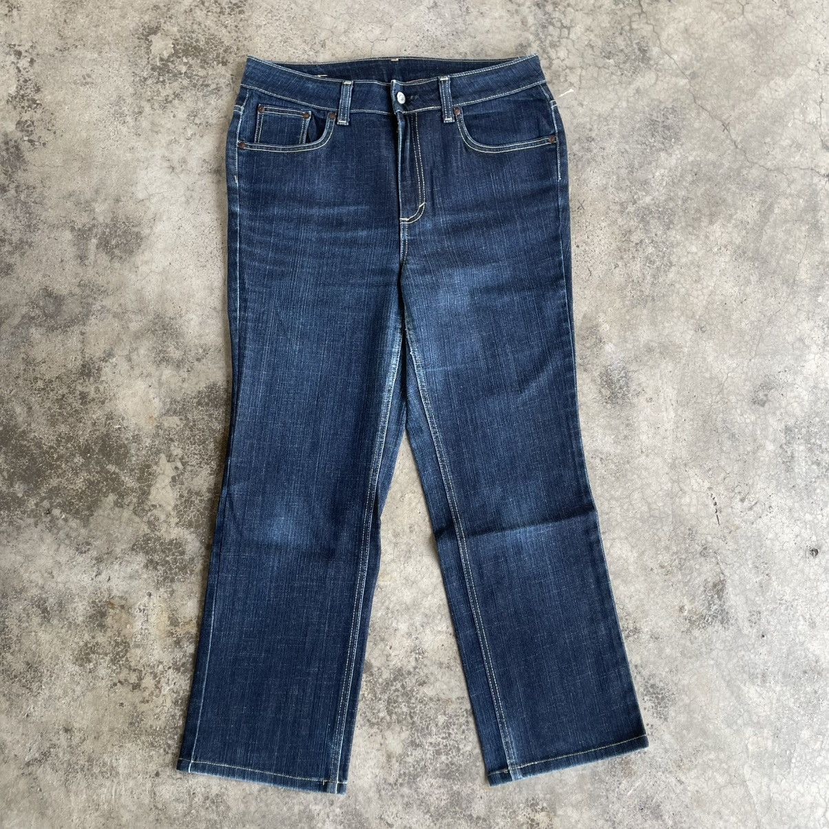 Edwin 🔥Vintage Edwin 404 Japan Made Dark Blue Black Denim Jeans Size US 34 / EU 50 - 1 Thumbnail