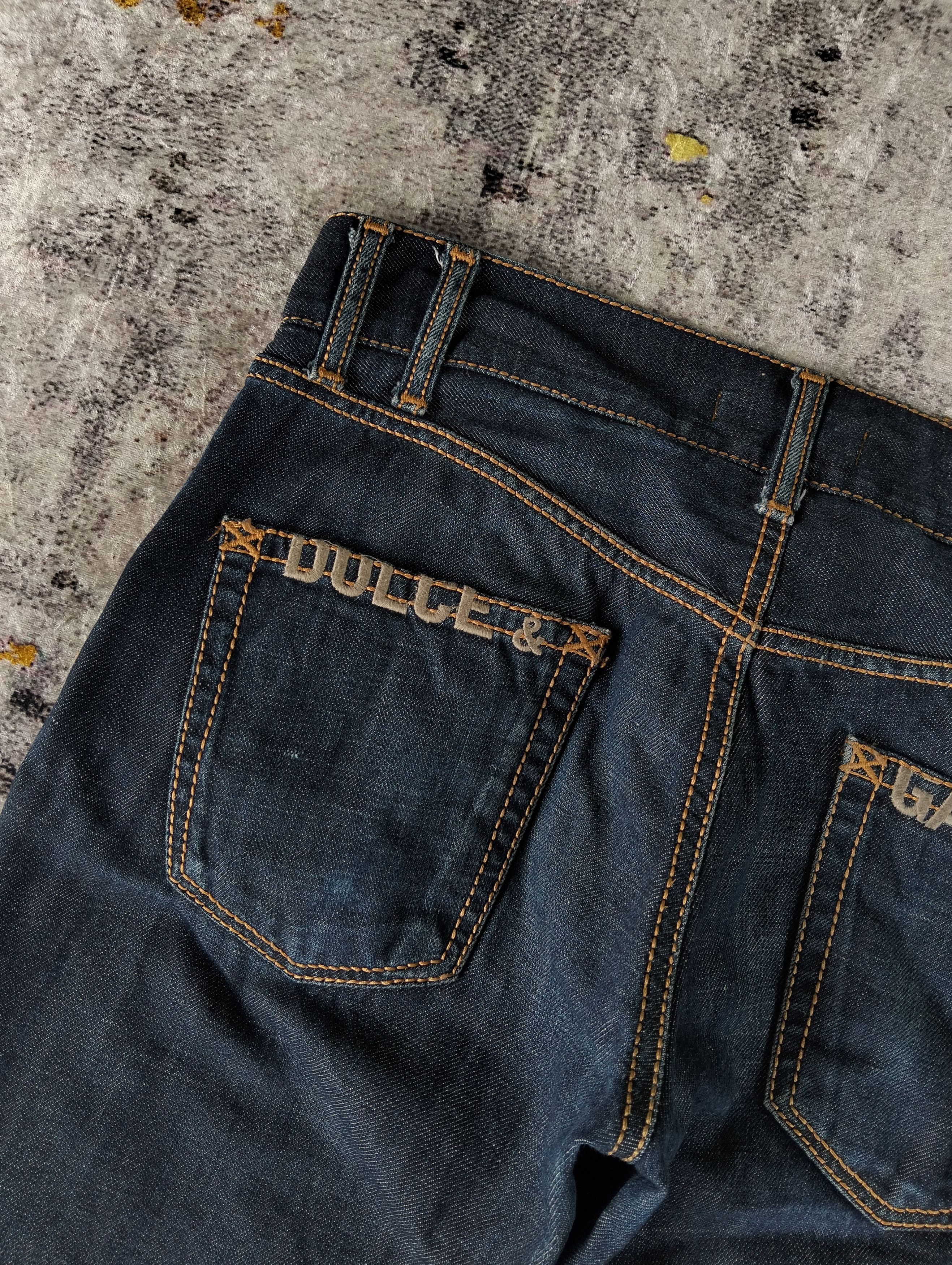 Dolce & Gabbana Vintage Dolce & Gabbana Embroidered ButtonFly Low Rise Jeans Size US 32 / EU 48 - 11 Thumbnail