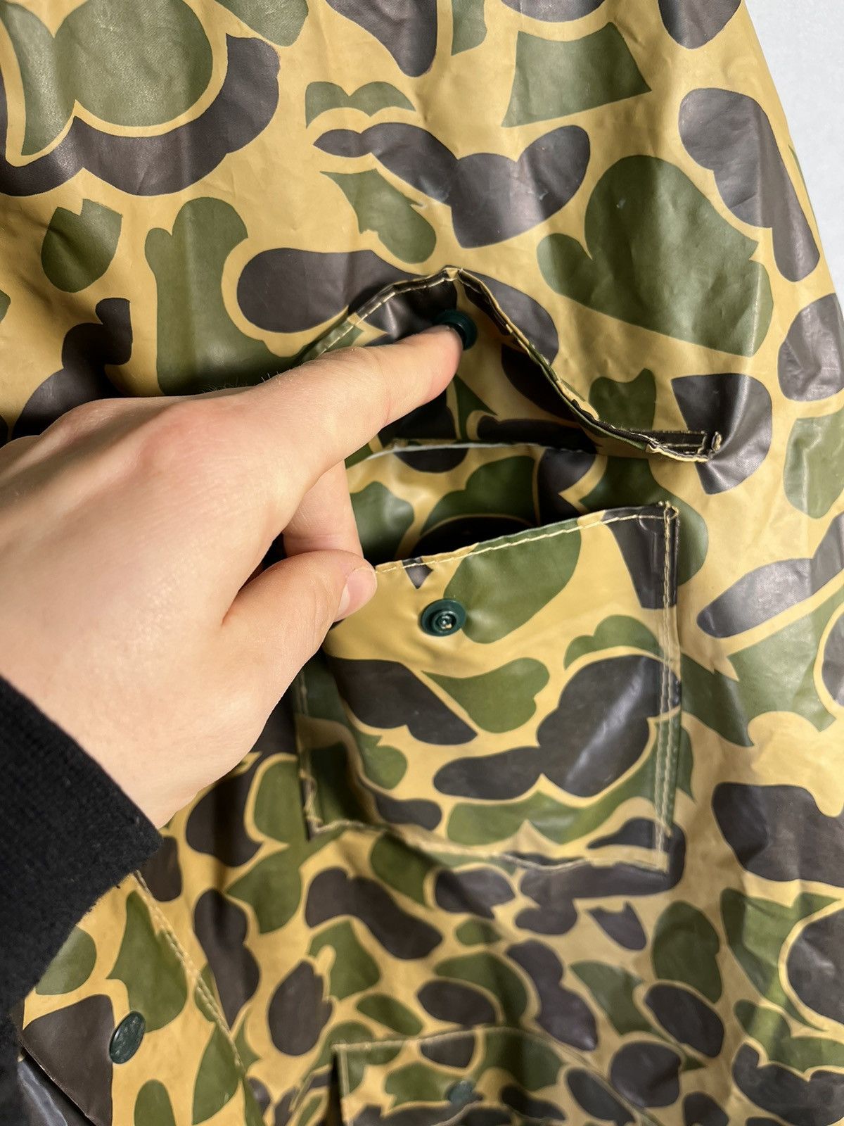 Clearwater Outfitters × Vintage Vintage Duck Camo Light Shell Jacket Size US L / EU 52-54 / 3 - 6 Thumbnail