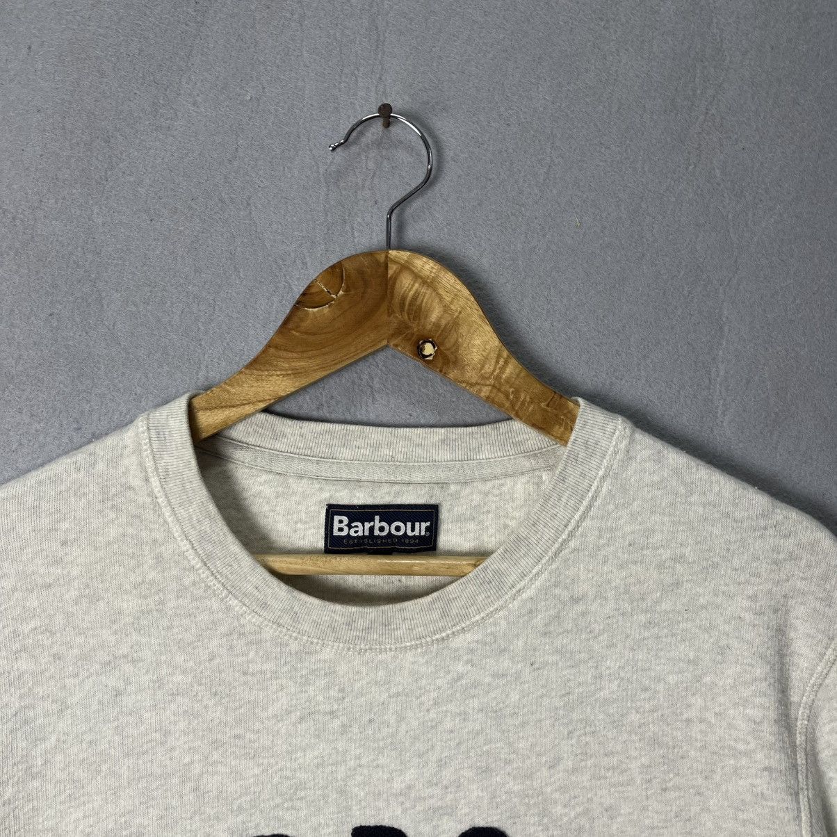 Barbour Barbour Arc Logo Crewneck Sweatshirt –Heather Grey (Size XL) Size US XL / EU 56 / 4 - 2 Thumbnail