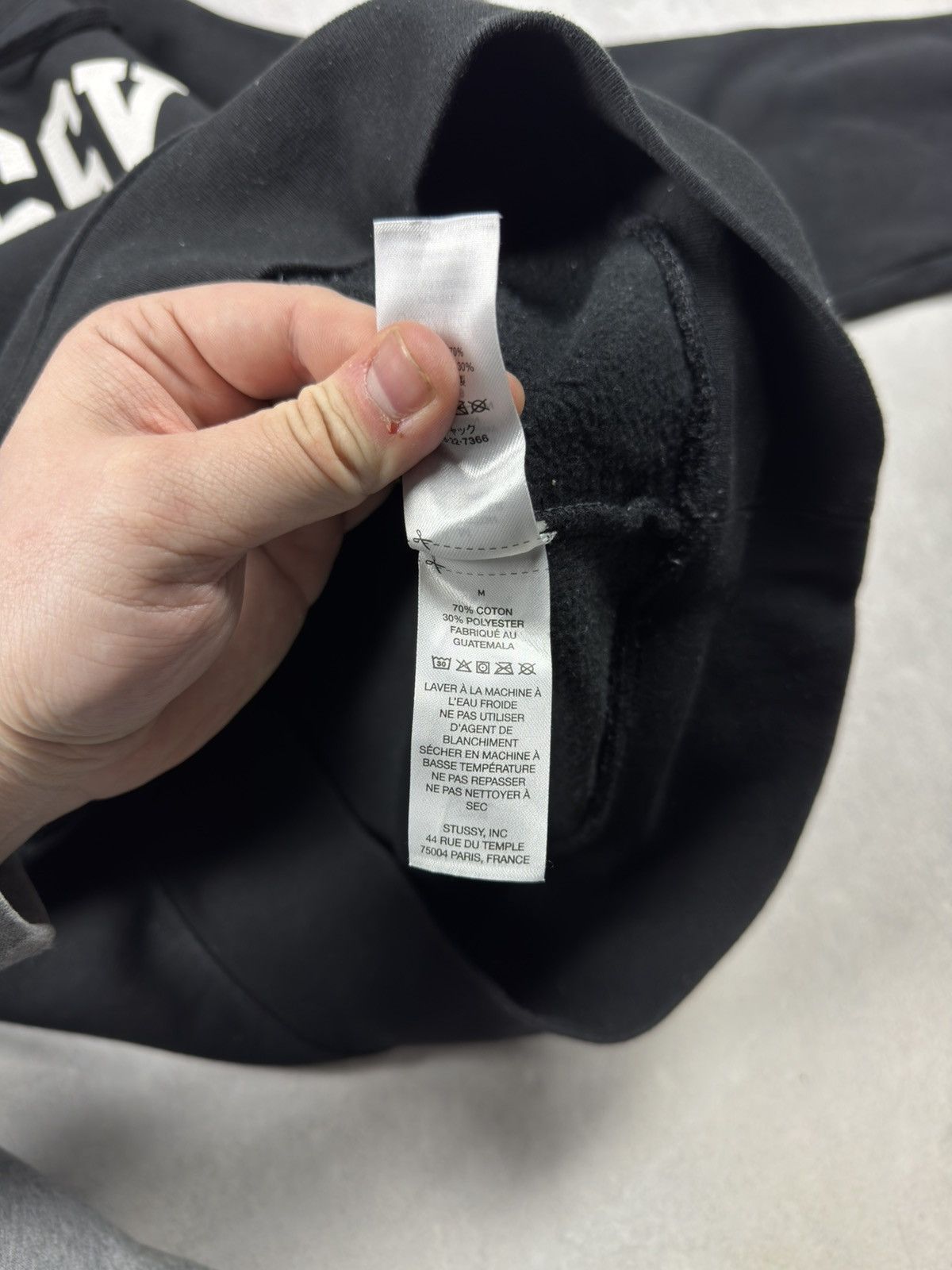 Stussy Vintage Stussy International Relaxed Washed Black Hoodie Size US M / EU 48-50 / 2 - 11 Thumbnail